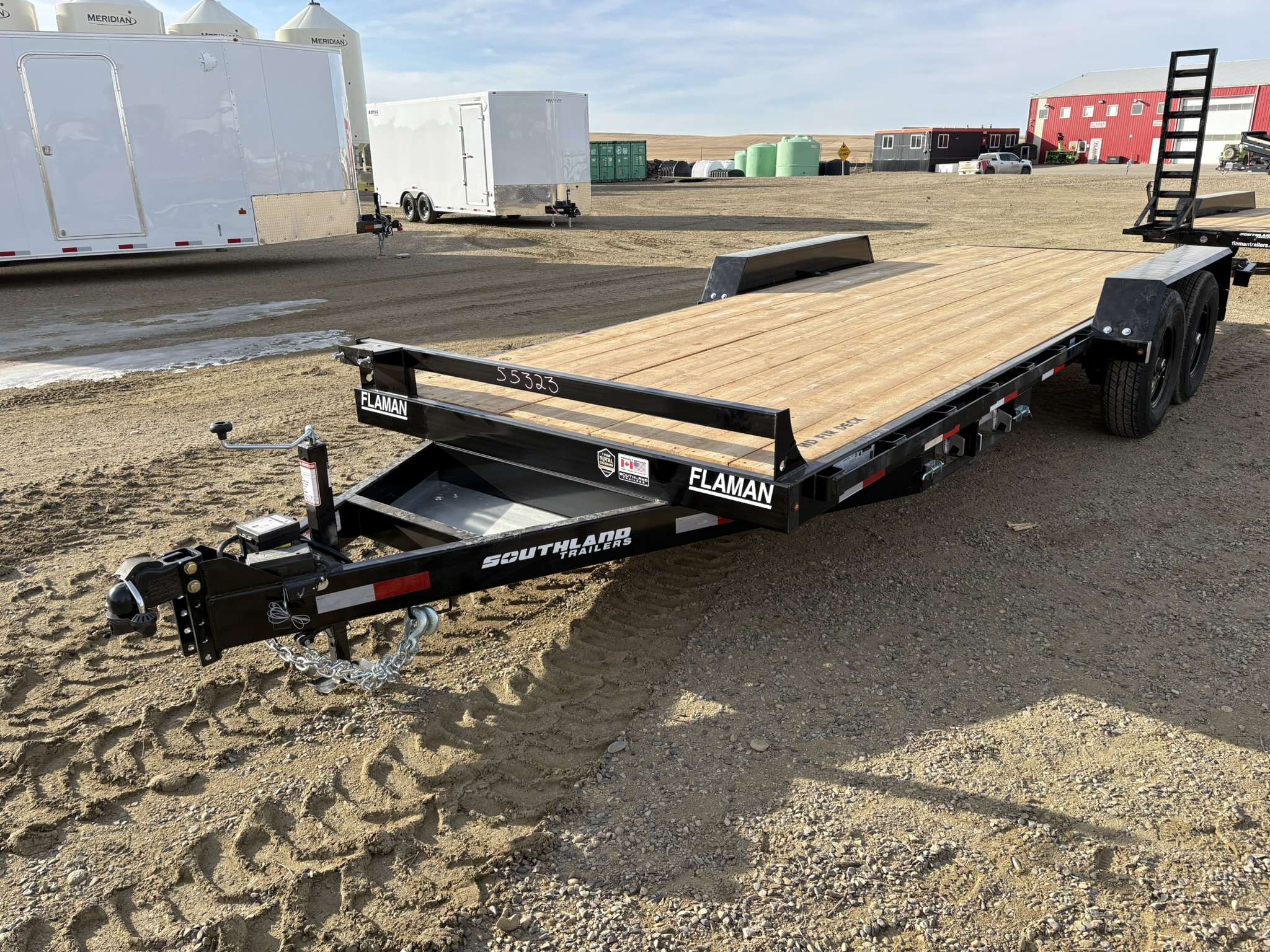 2026 Southland 8'6" x 22' Beavertail Flat Deck Trailer