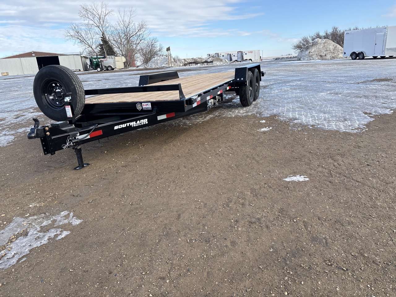 2026 Southland 8'6" x 22' Beavertail Flat Deck Trailer
