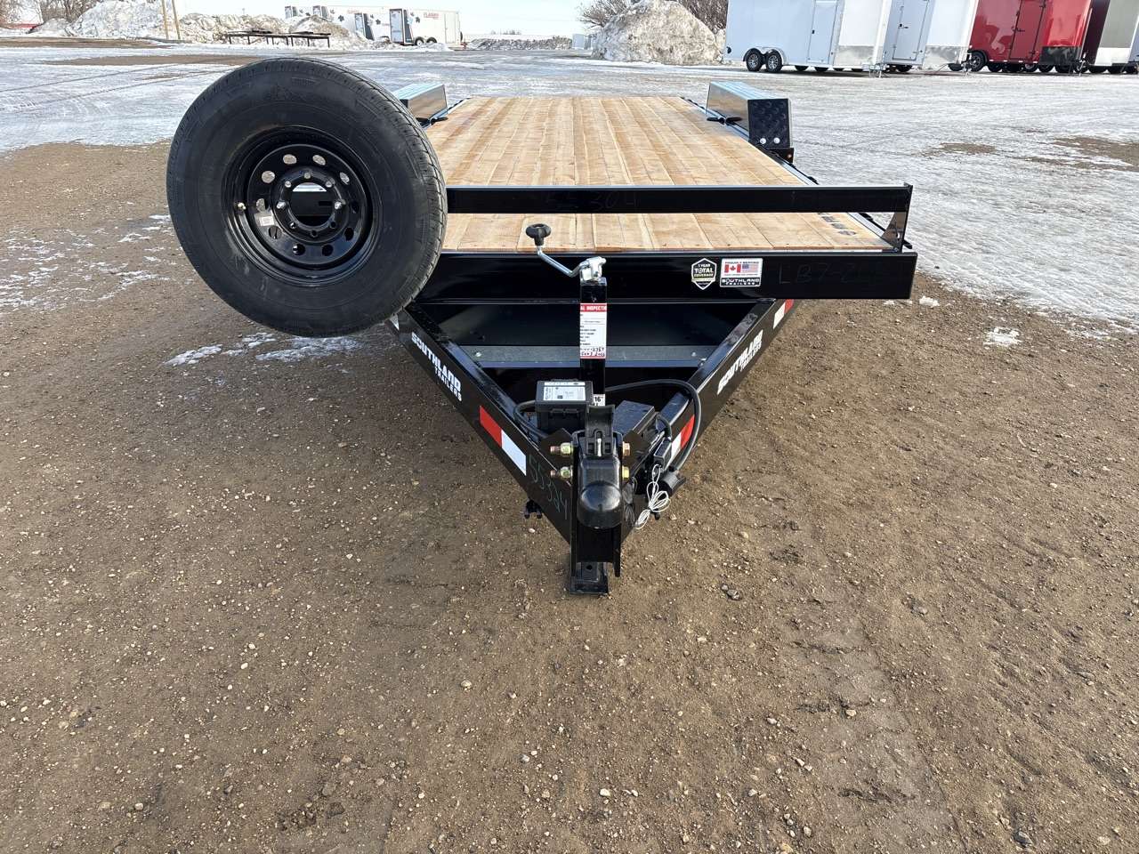 2026 Southland 8'6" x 22' Beavertail Flat Deck Trailer