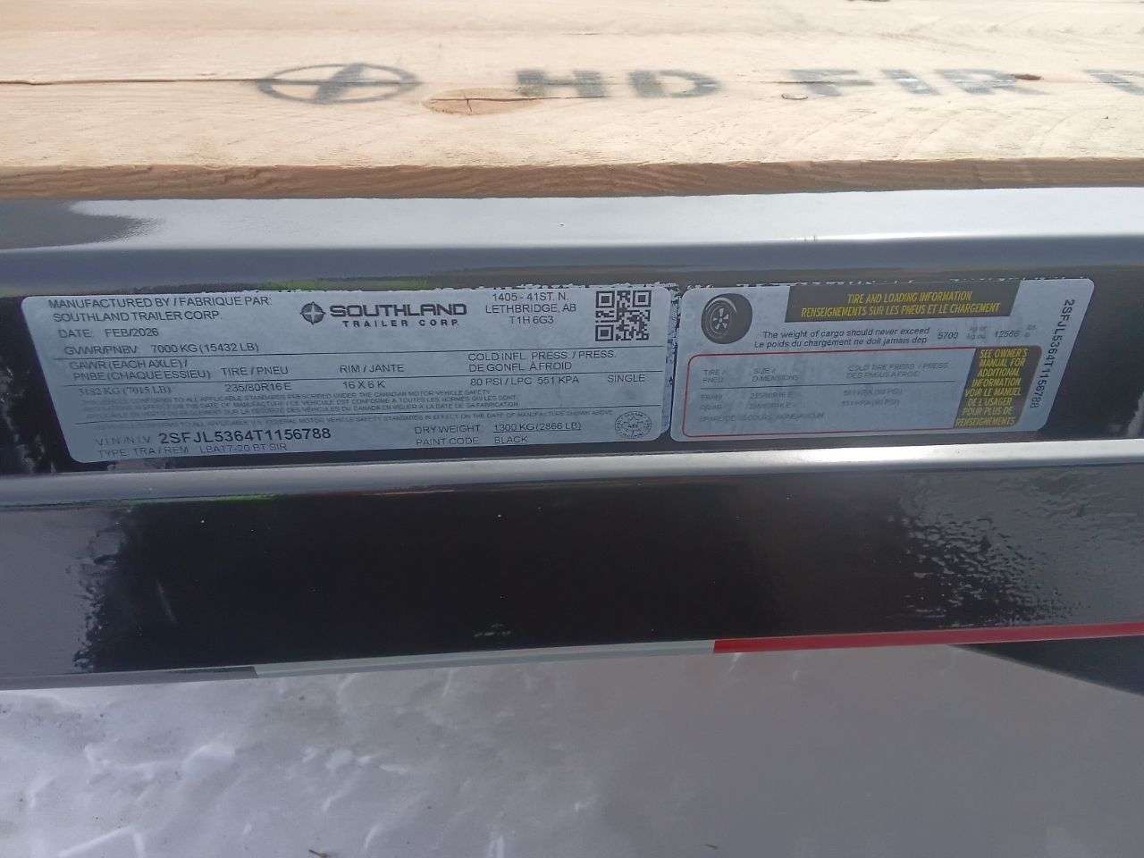 2026 Southland 8'6" x 22' Beavertail Flat Deck Trailer