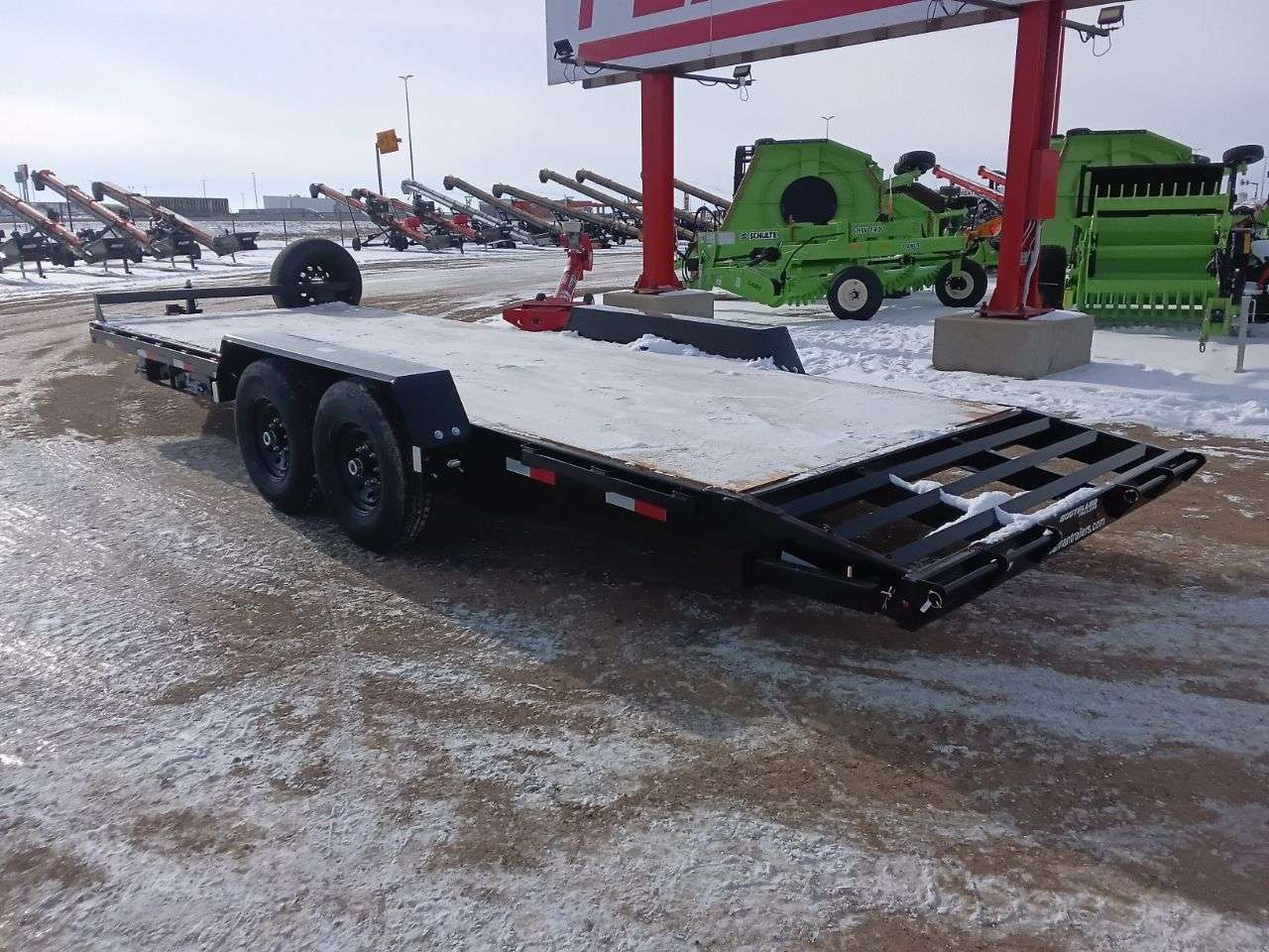 2026 Southland 8'6" x 22' Beavertail Flat Deck Trailer