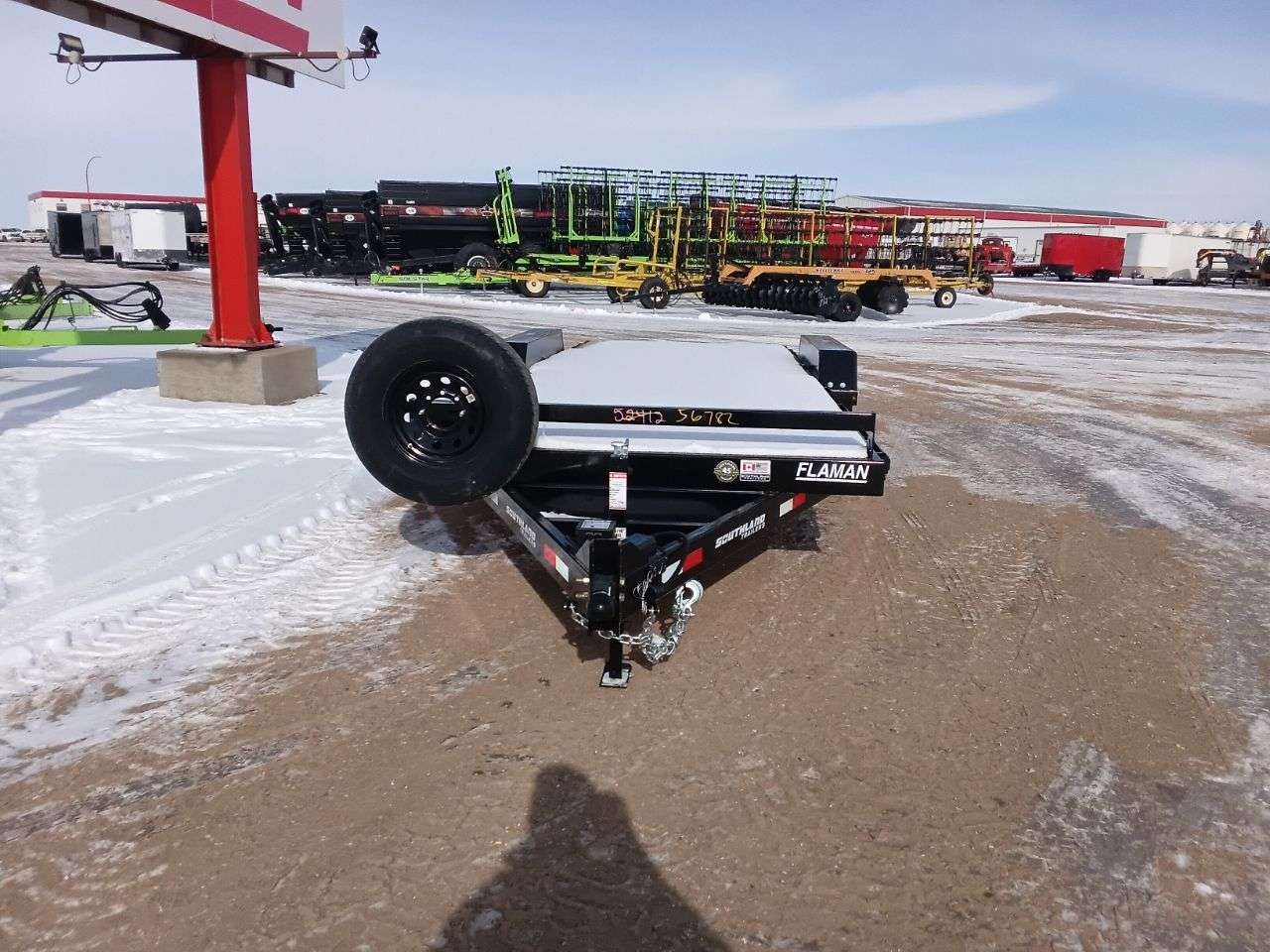 2026 Southland 8'6" x 22' Beavertail Flat Deck Trailer