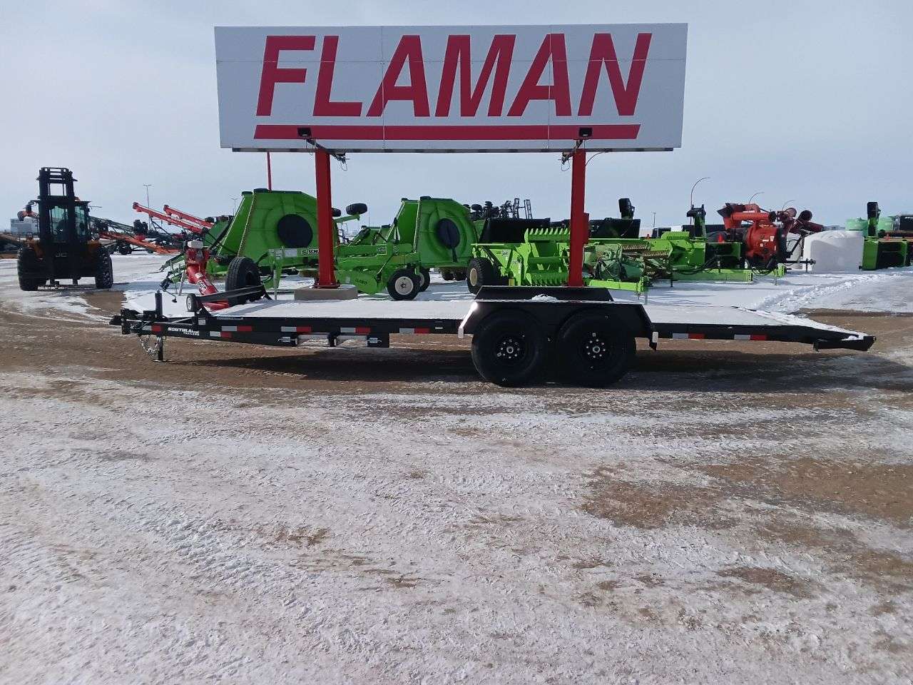 2026 Southland 8'6" x 22' Beavertail Flat Deck Trailer