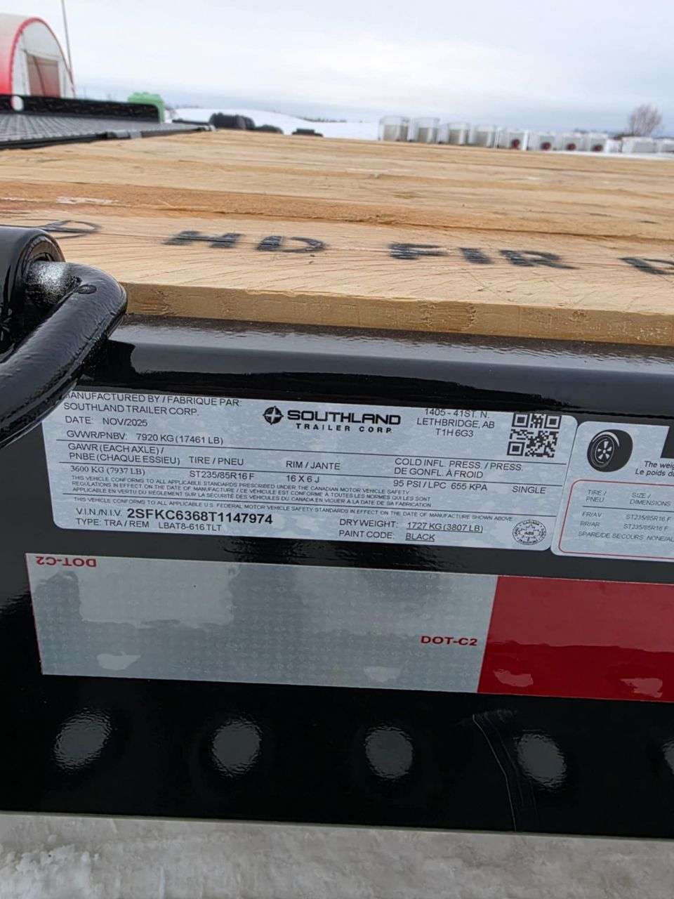 2026 Southland 8'6" x 22' Partial Tilt Trailer