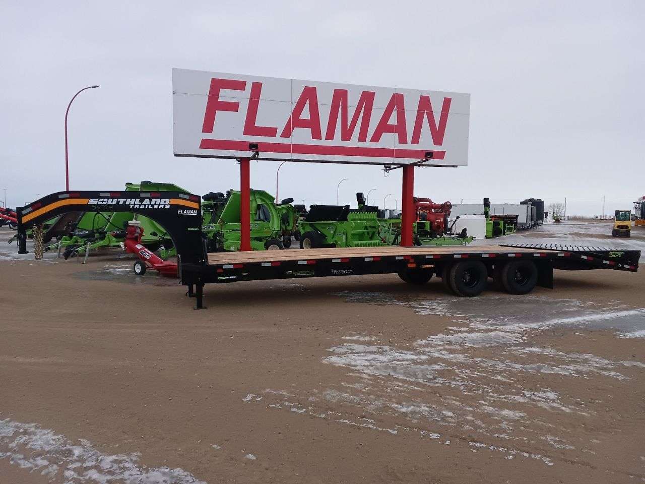 2026 Southland 8'6" x 24' + 6' BT GN Flat Deck TA Trailer