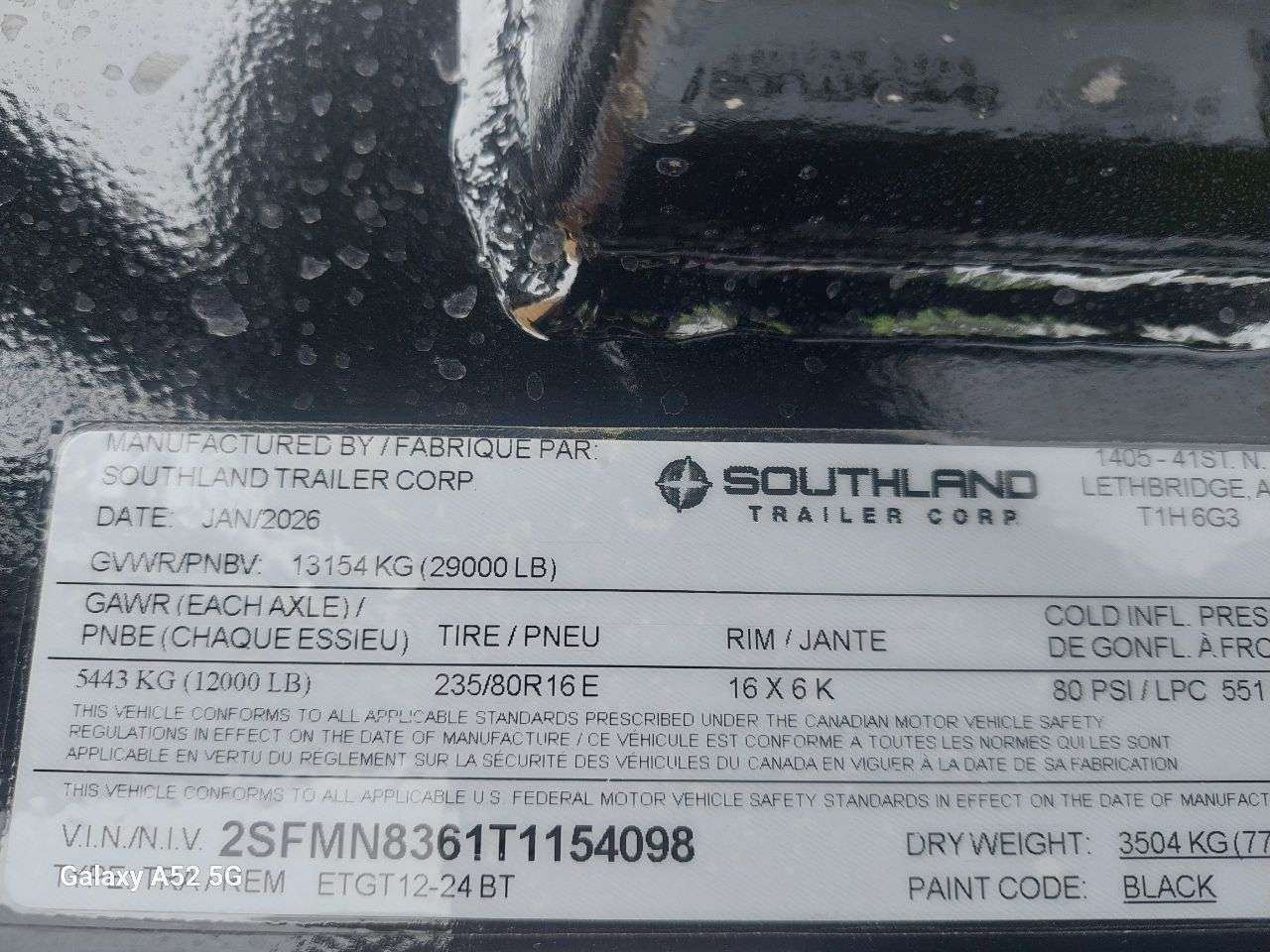 2026 Southland 8'6" x 24' + 6' BT GN Flat Deck Trailer