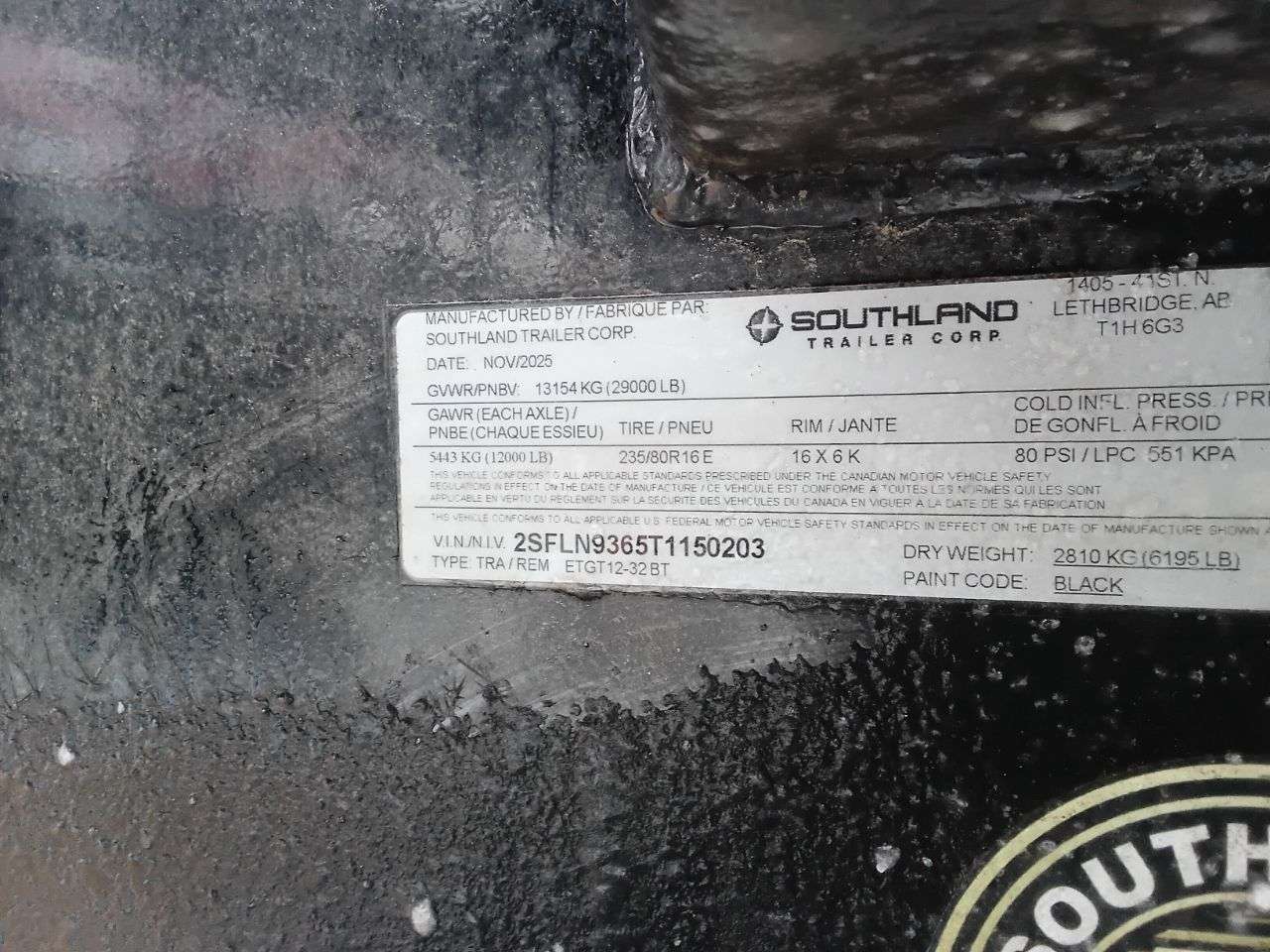 2026 Southland 8'6" x 38' GN Beavertail Flat Deck Trailer