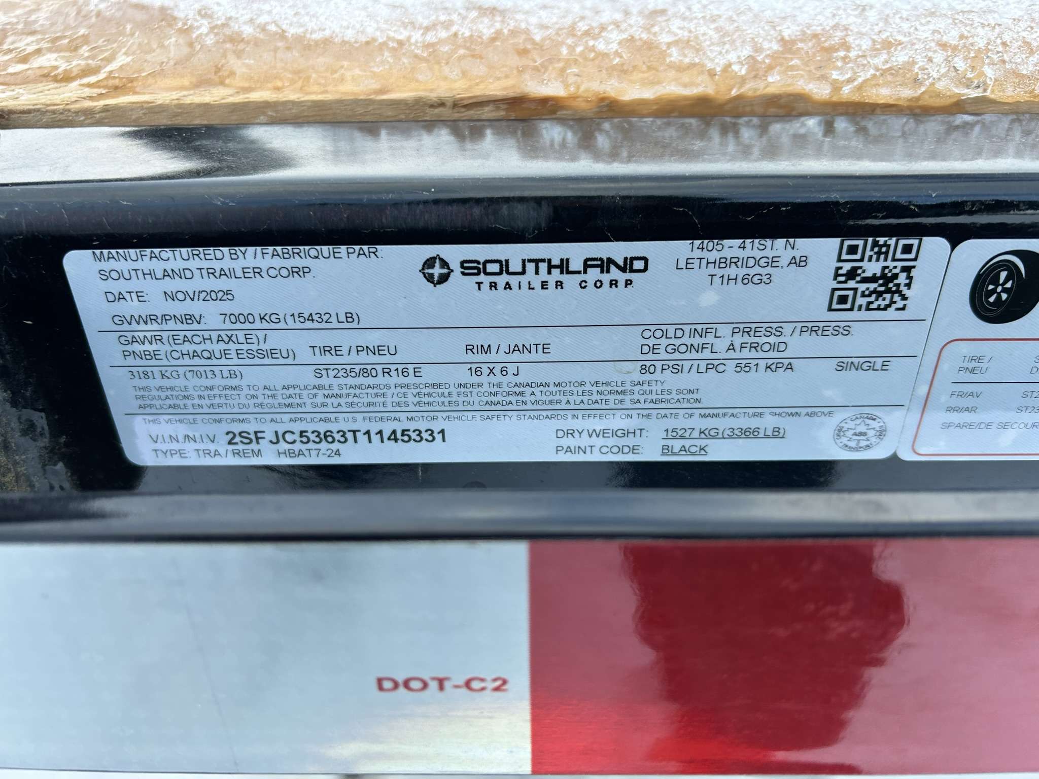 2026 Southland HBA 8'6" x 24' Deckover Trailer