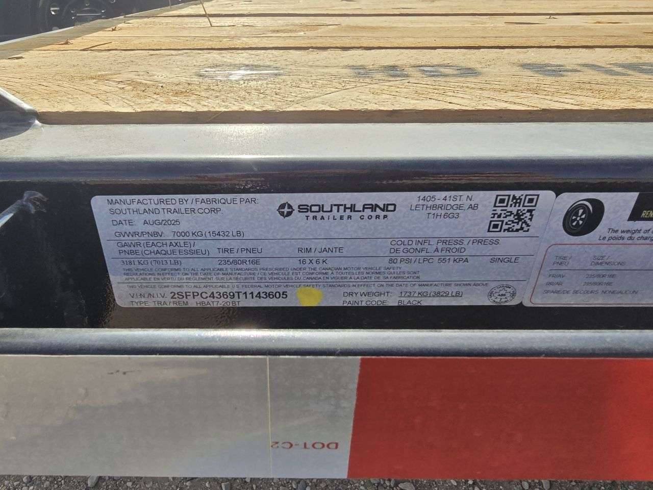 2026 Southland HBA 8'6" x 25' Beavertail Deckover Trailer