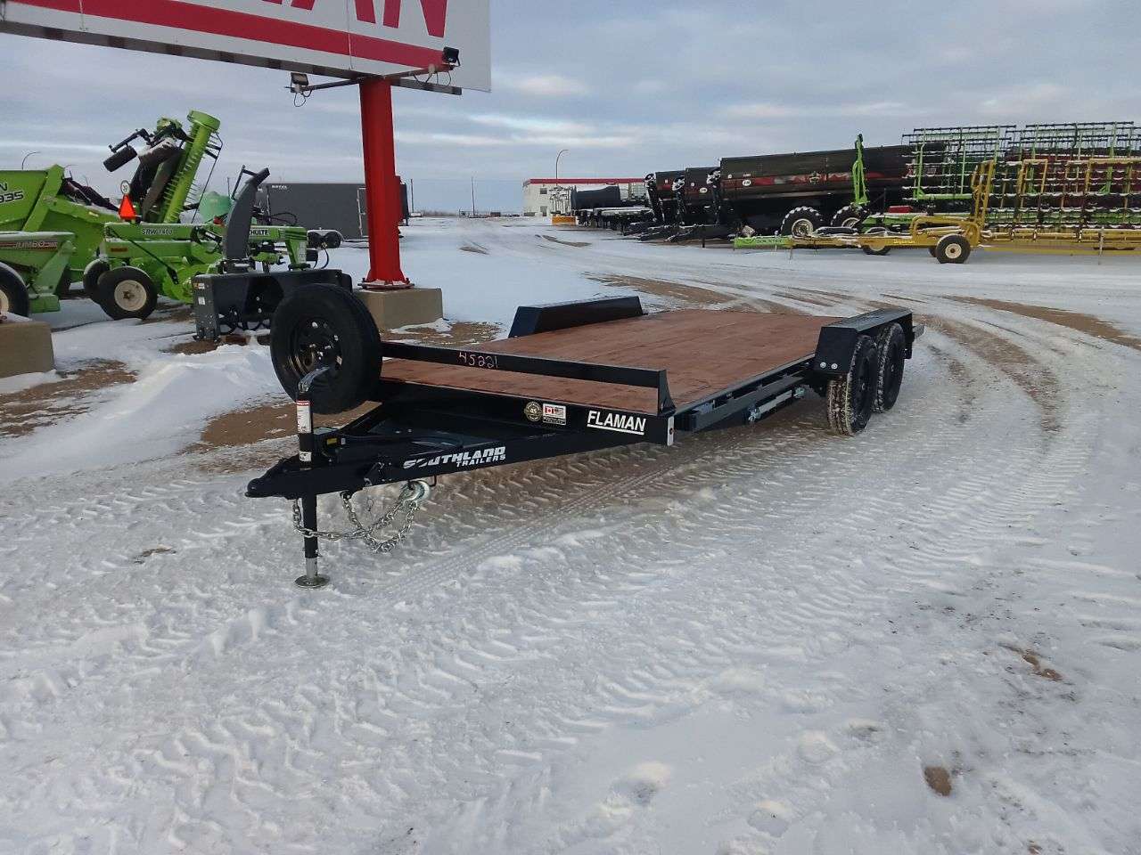 2026 Southland LBA 8'6" x 16' Flat Deck Trailer