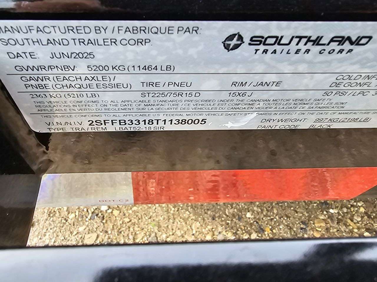 2026 Southland LBA 8'6" x 18' Flat Deck