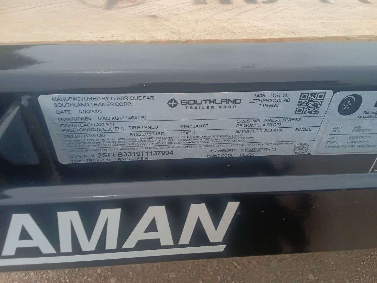 2026 Southland LBA 8'6" x 18' Flat Deck