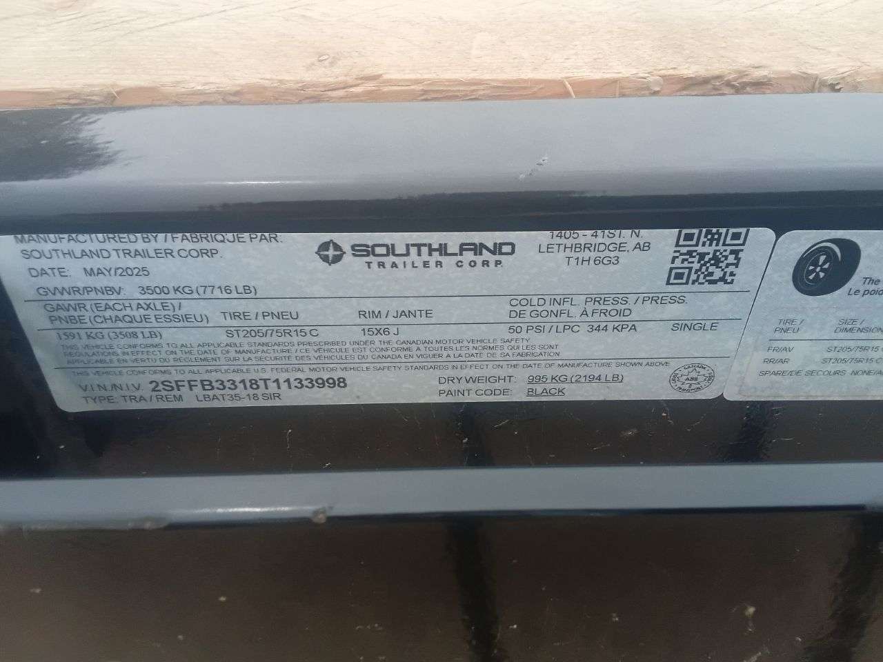 2026 Southland LBA 8'6" x 18' Flat Deck
