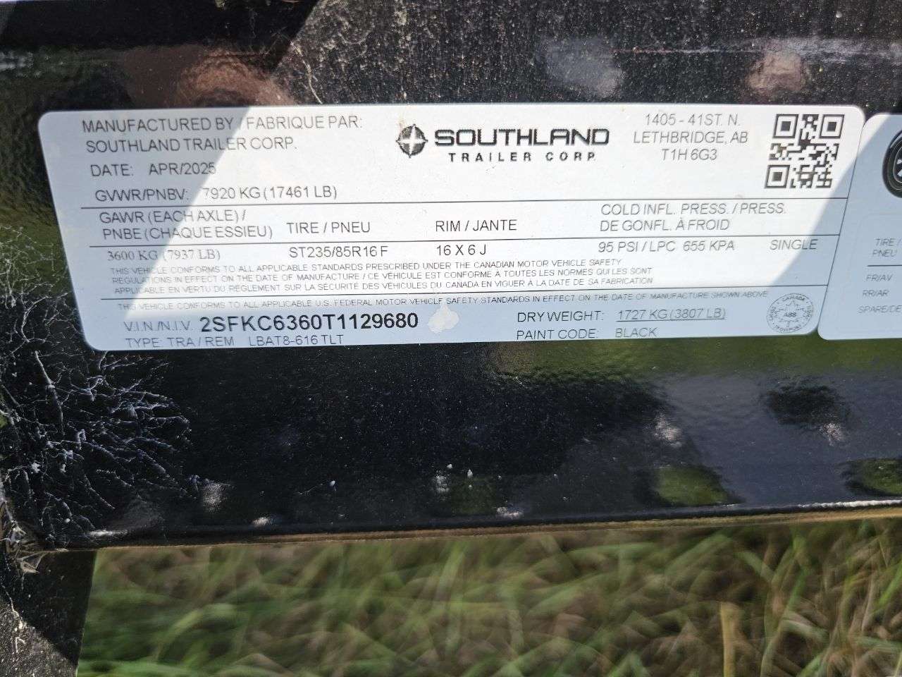 2026 Southland  LBA 8'6" x 22' Partial Tilt Trailer