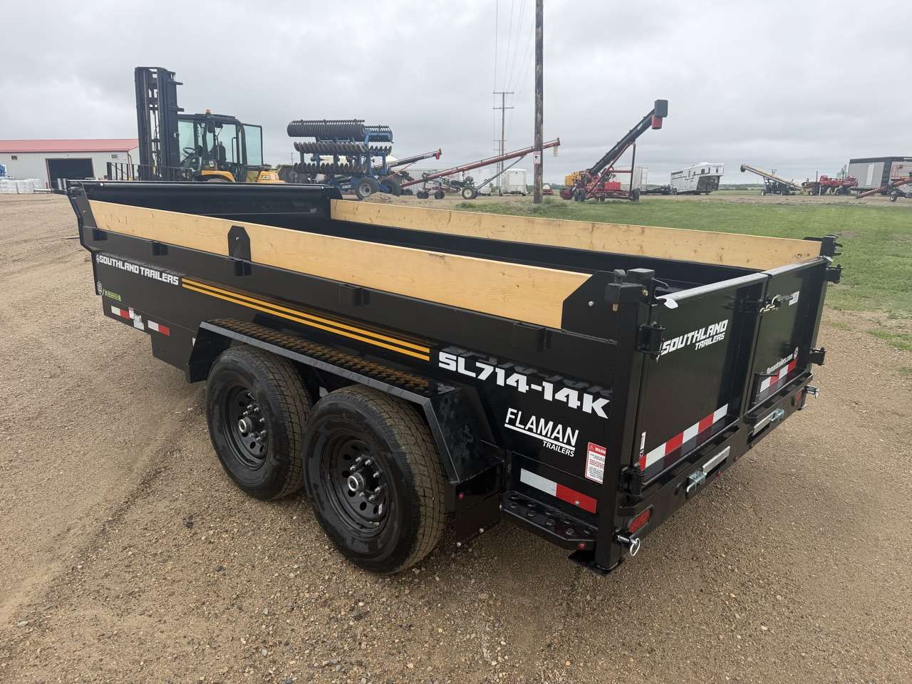 2026 Southland NEW 7' x 14' Dump Tandem 7K Trailer