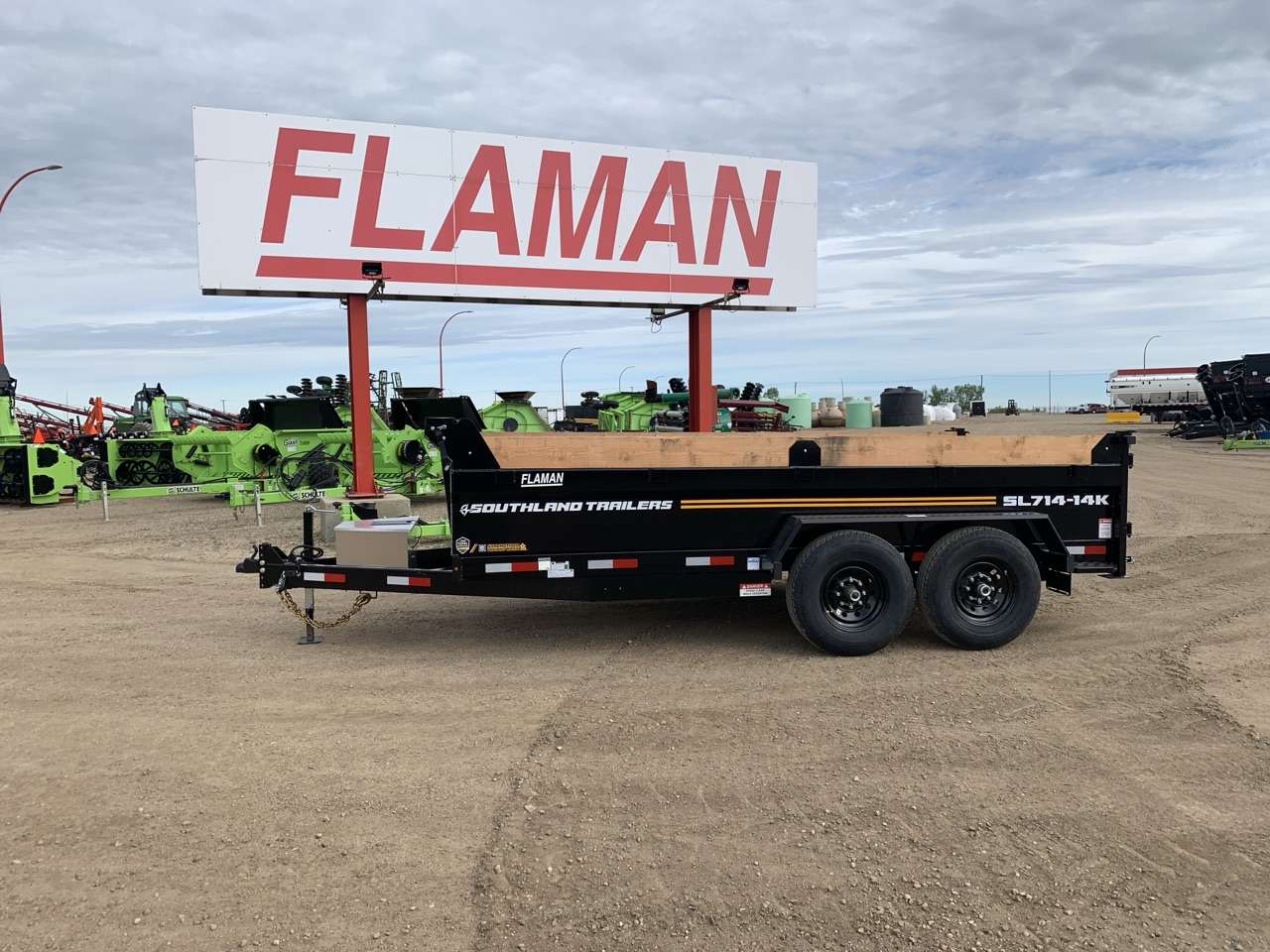 2026 Southland NEW 7' x 14' Dump Tandem 7K Trailer