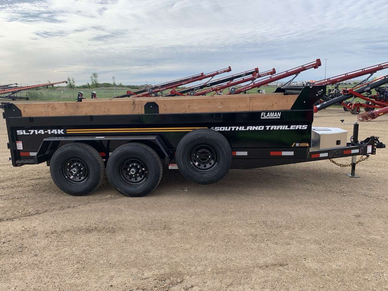2026 Southland NEW 7' x 14' Dump Tandem 7K Trailer