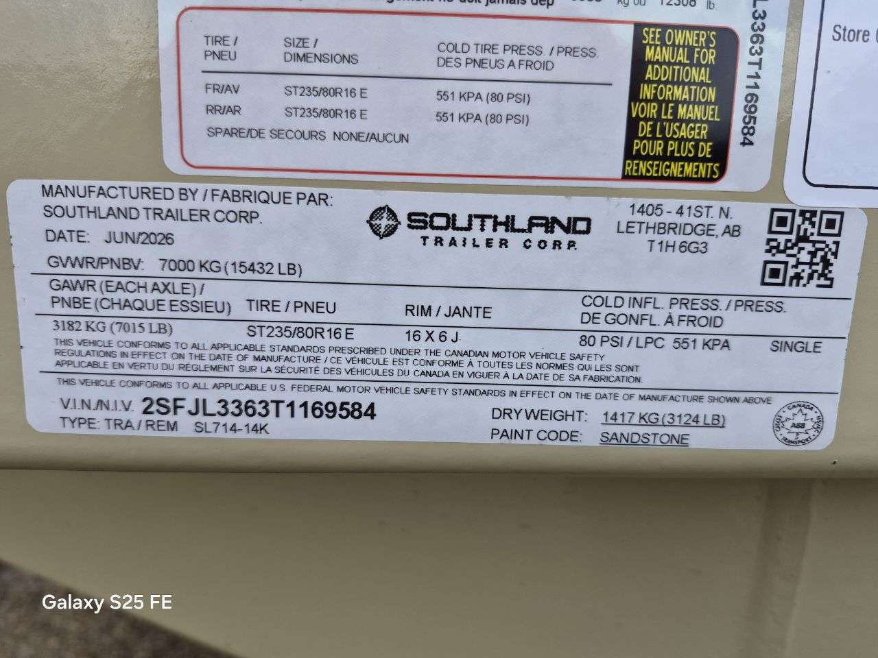 2026 Southland NEW 7' x 14' Dump Tandem 7K Trailer