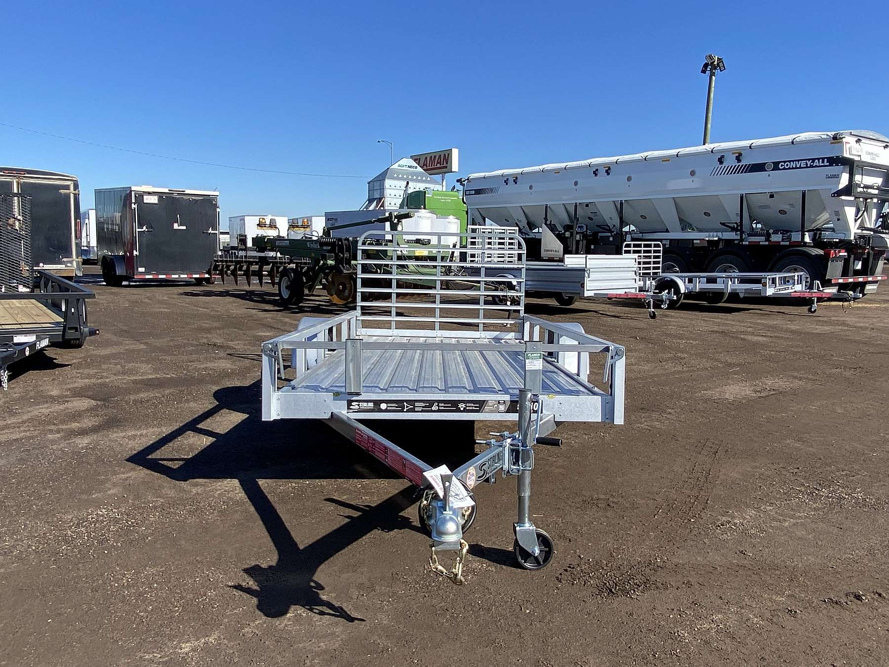 2026 Stirling 5'x10' Rail Side Utility Trailer