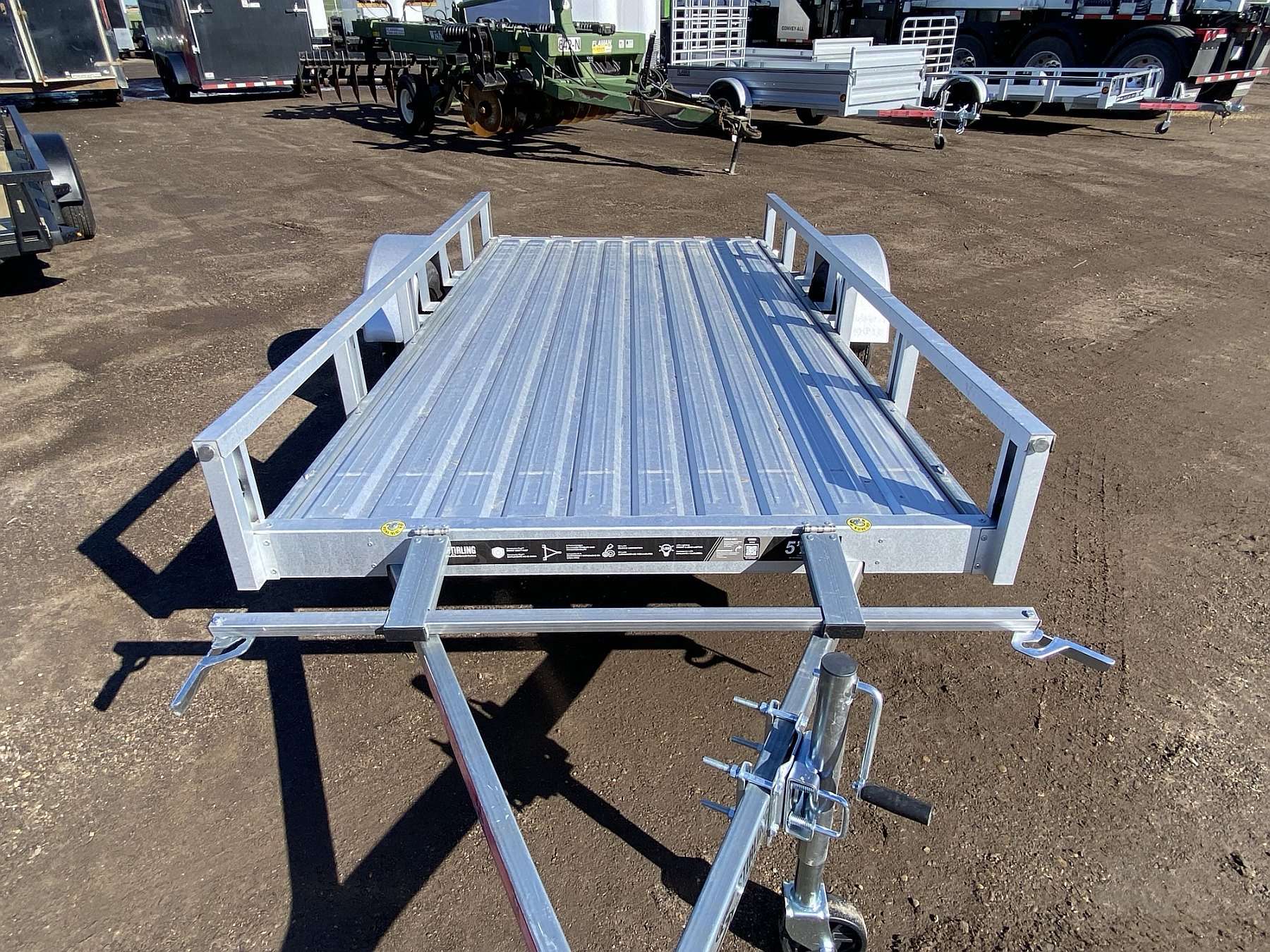 2026 Stirling 5'x10' Rail Side Utility Trailer