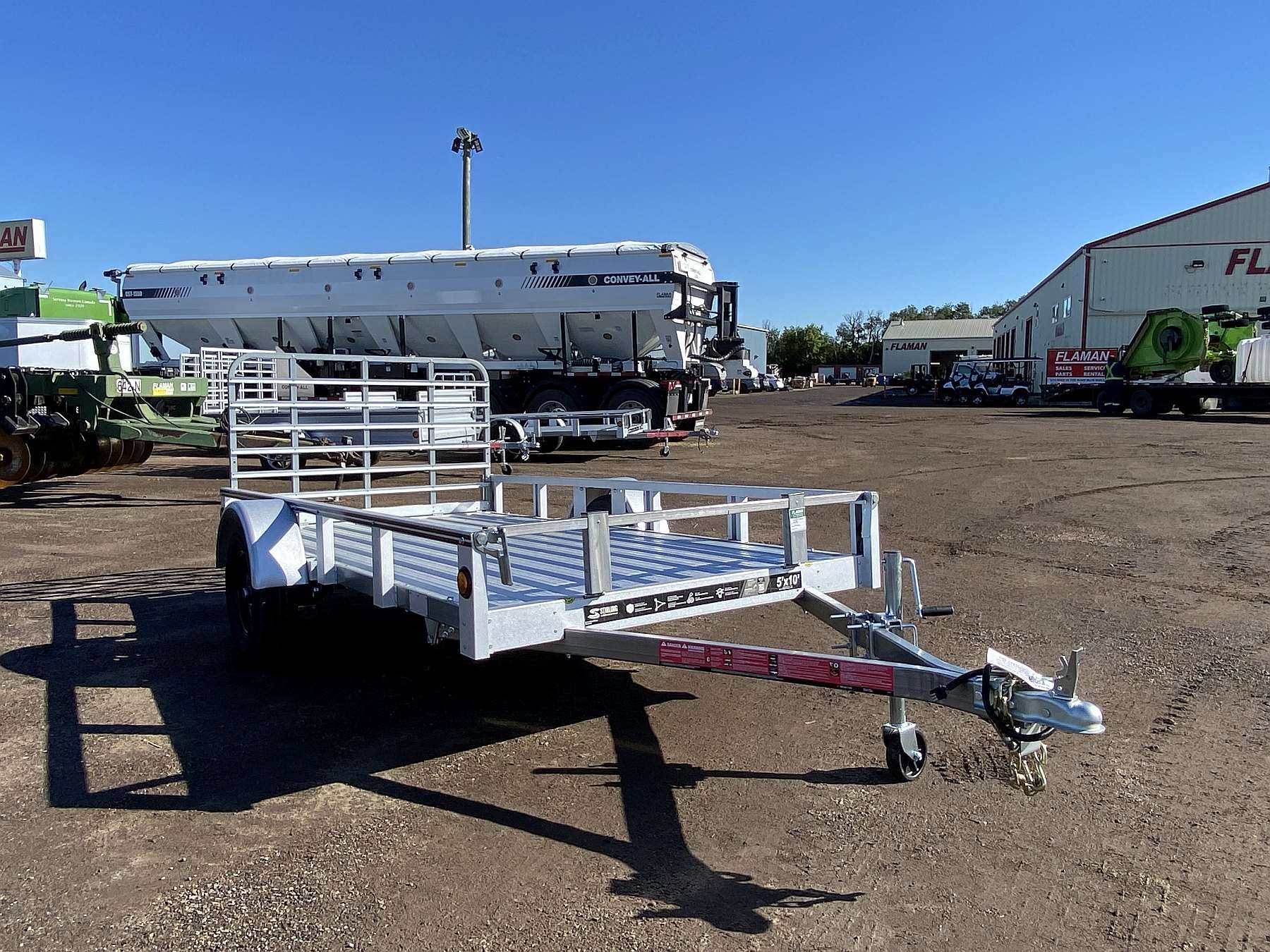 2026 Stirling 5'x10' Rail Side Utility Trailer