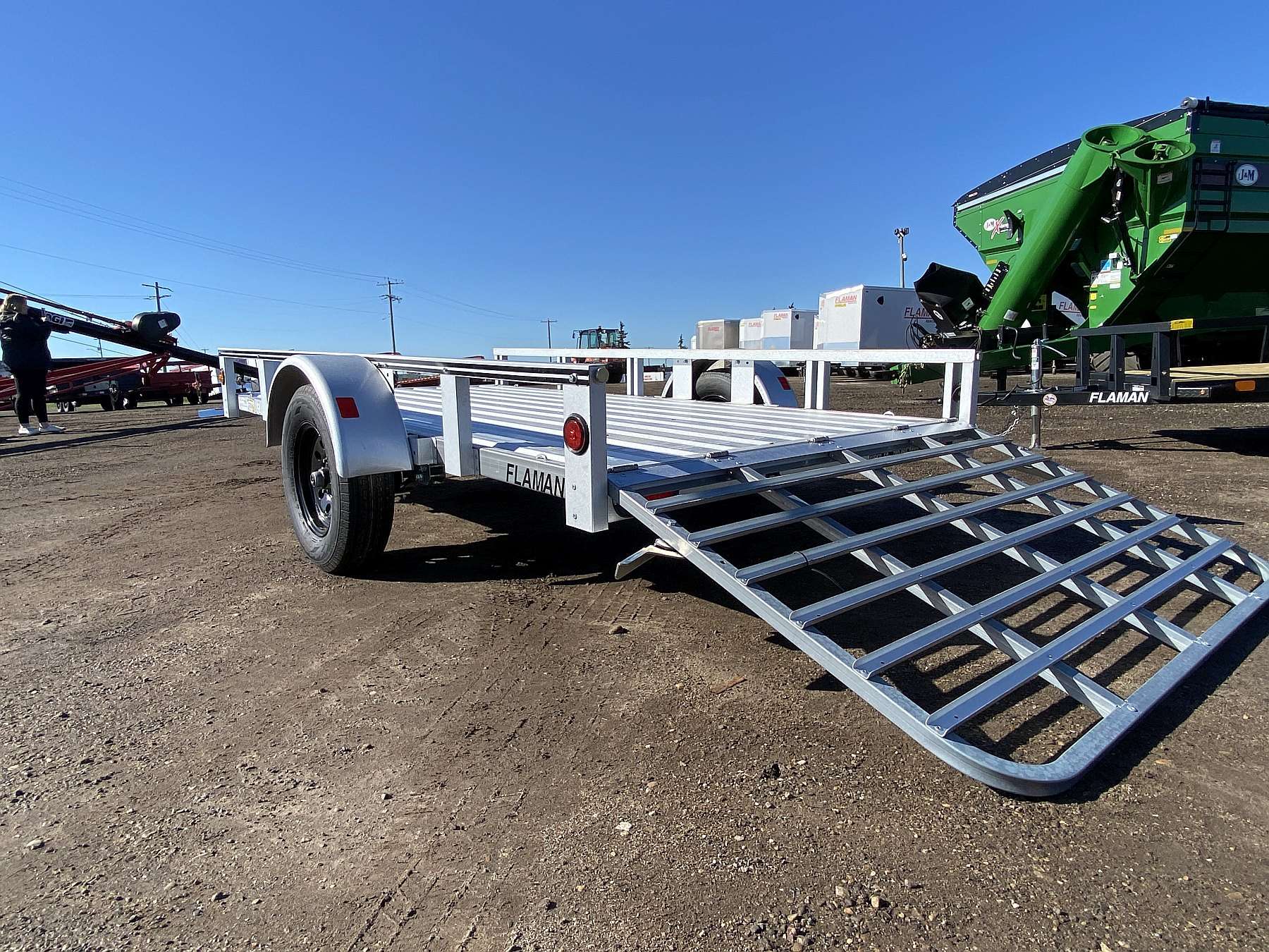 2026 Stirling 5'x10' Rail Side Utility Trailer