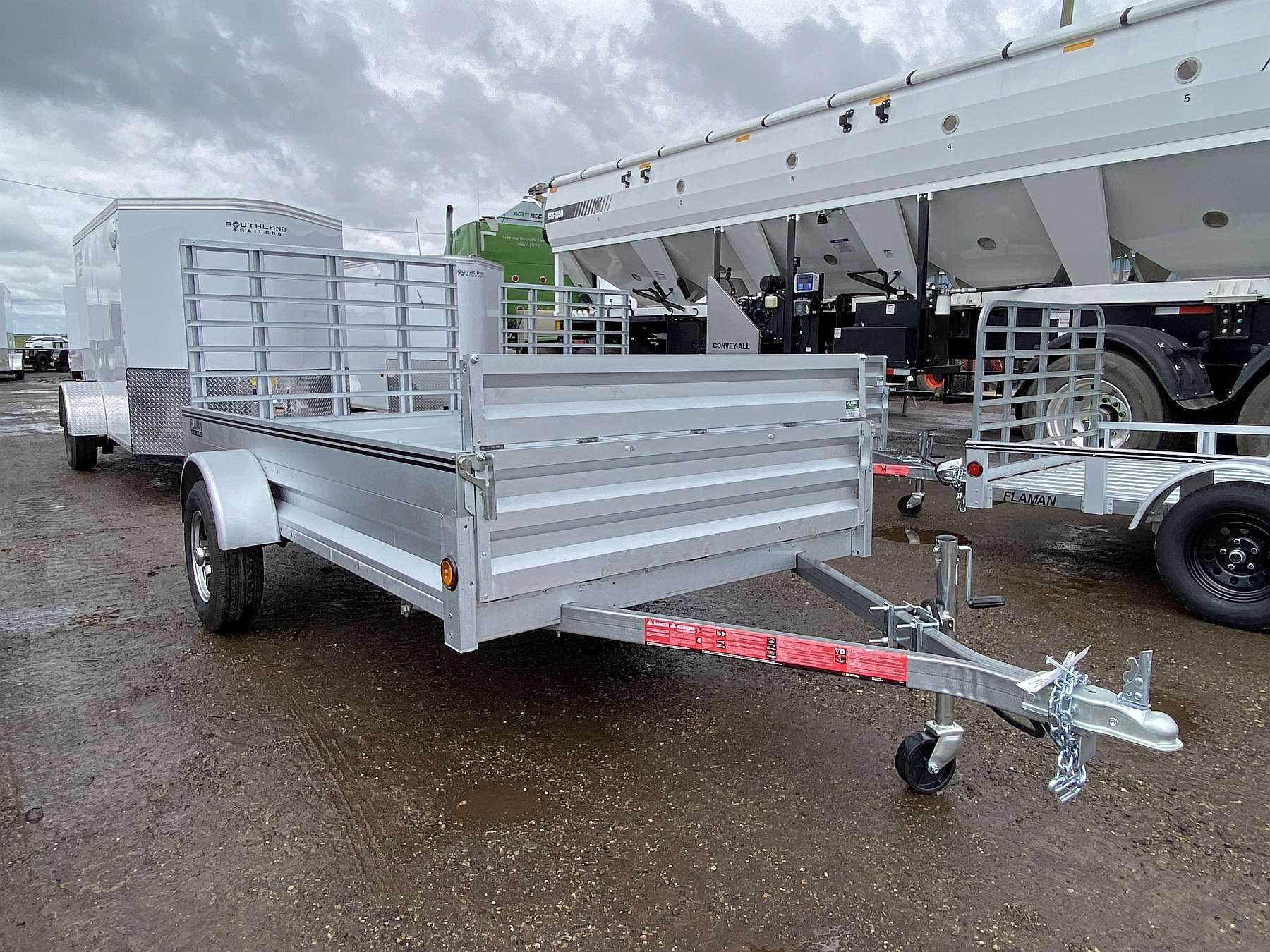 2026 Stirling 5'x10' Solid Side Utility Trailer