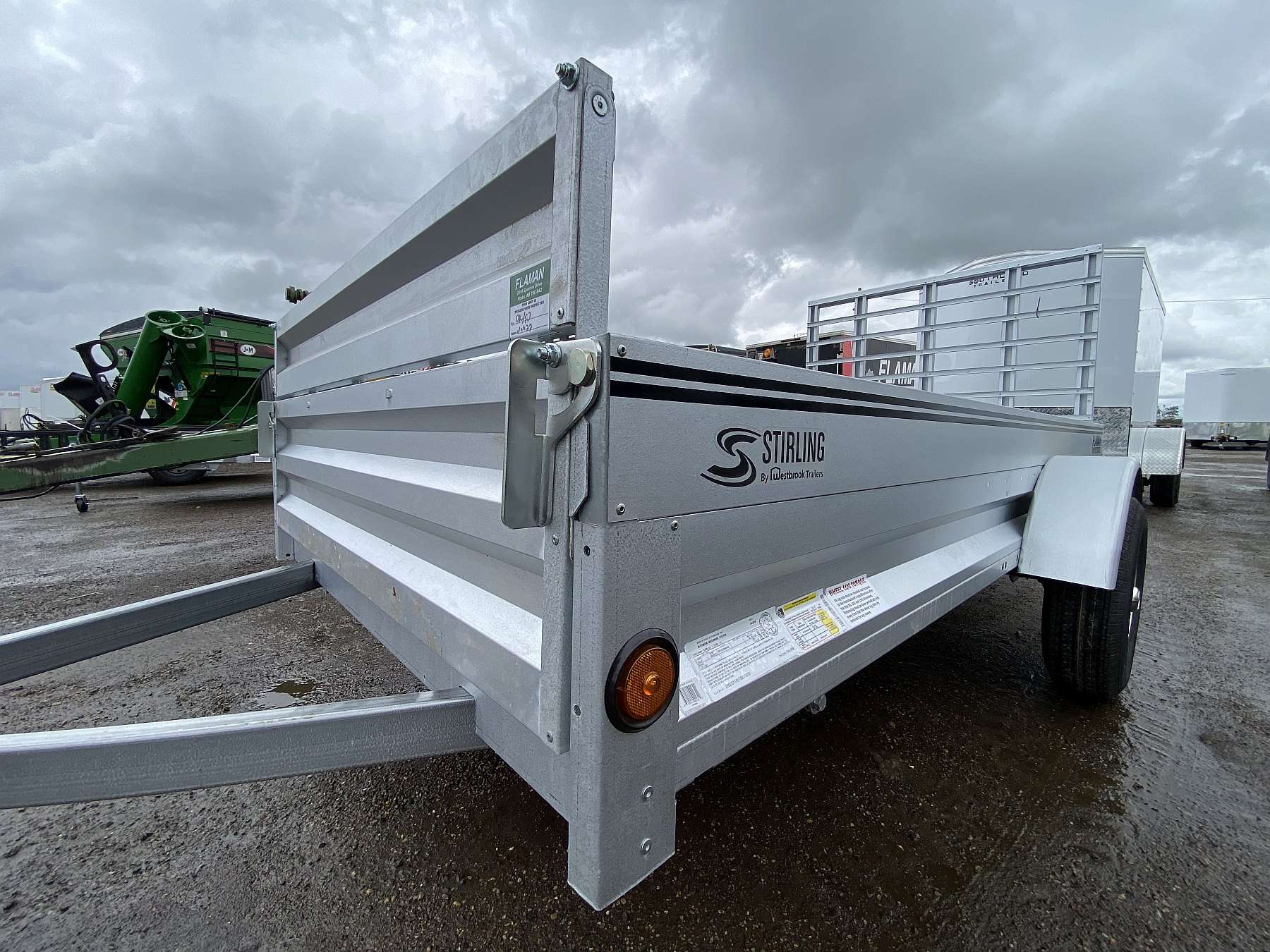 2026 Stirling 5'x10' Solid Side Utility Trailer