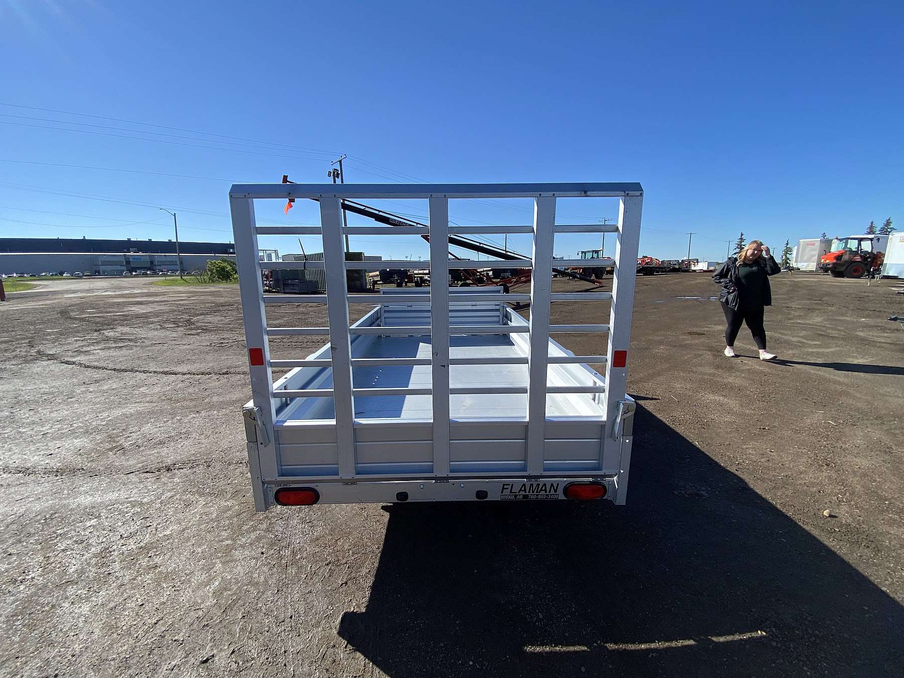 2026 Stirling 5'x10' Solid Side Utility Trailer