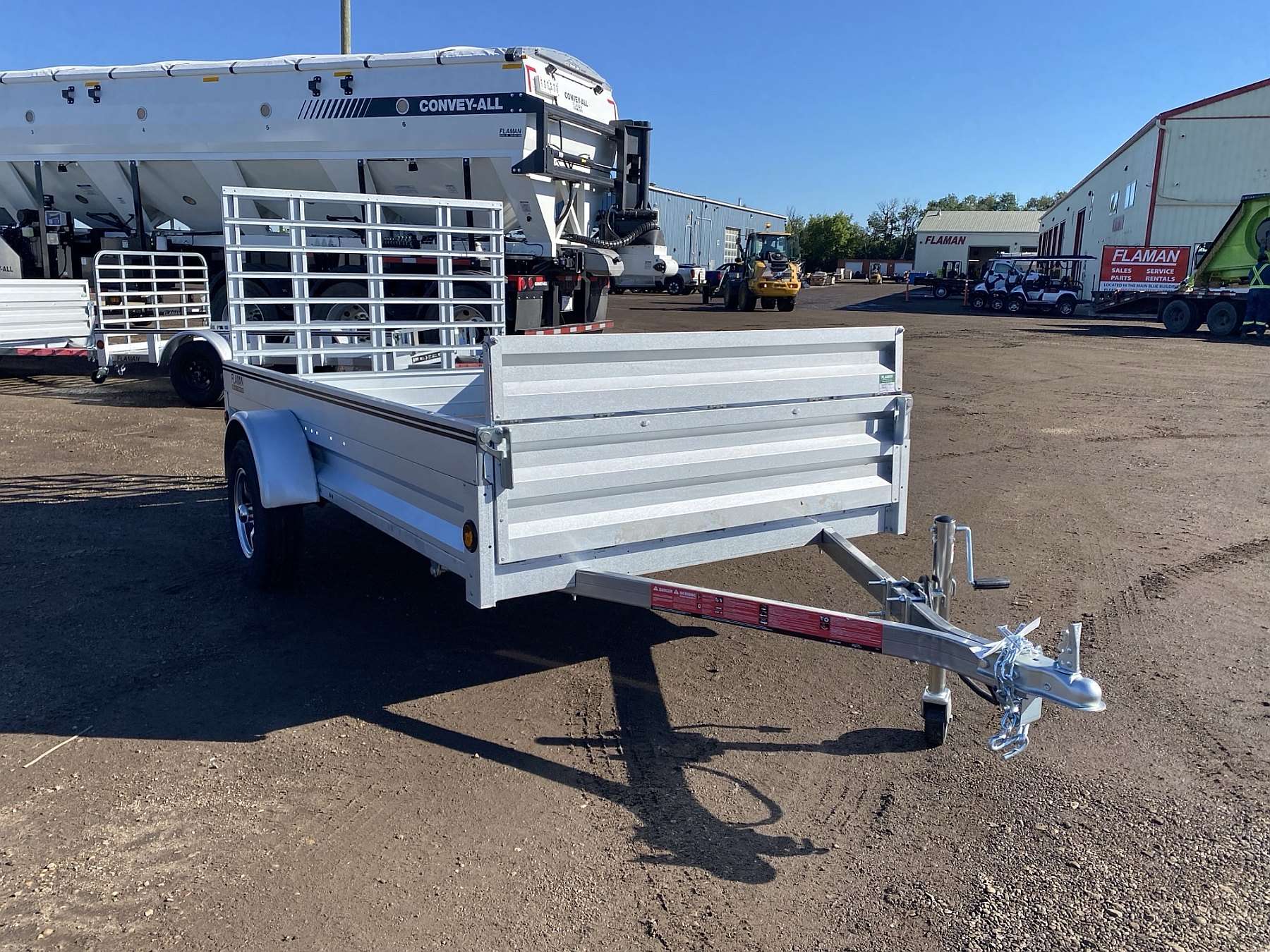 2026 Stirling 5'x10' Solid Side Utility Trailer