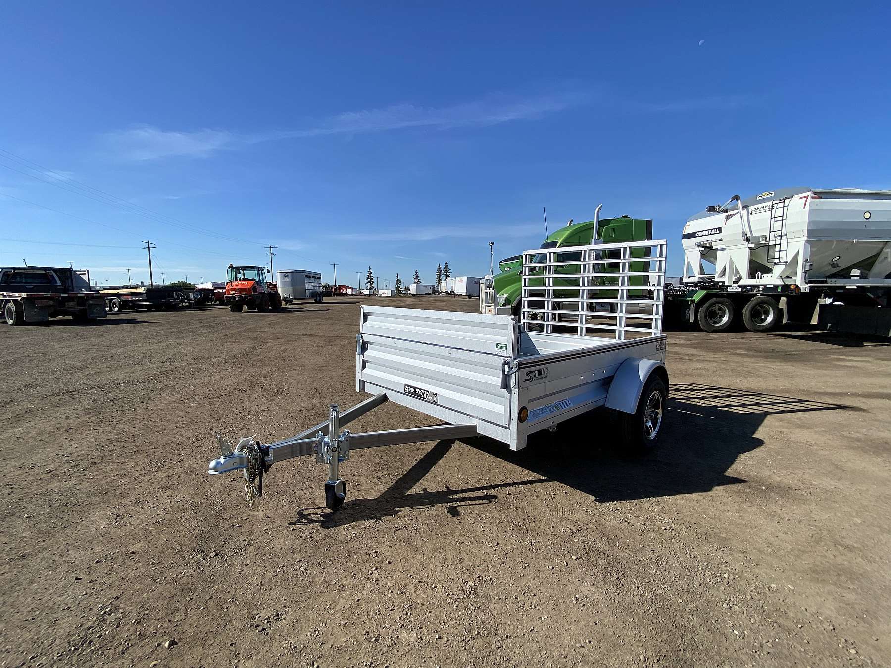 2026 Stirling 5'x7' Solid Side Utility Trailer