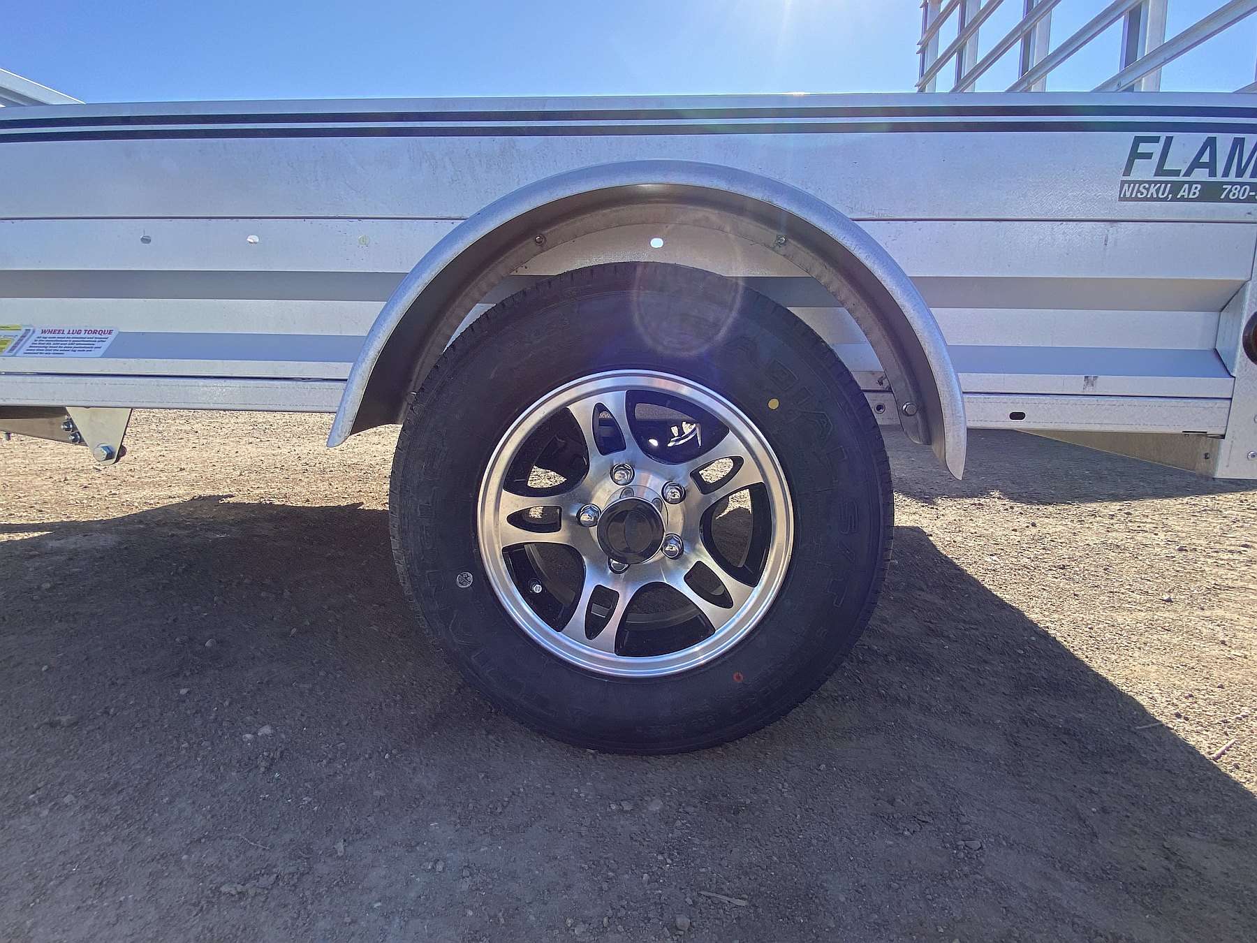 2026 Stirling 5'x7' Solid Side Utility Trailer