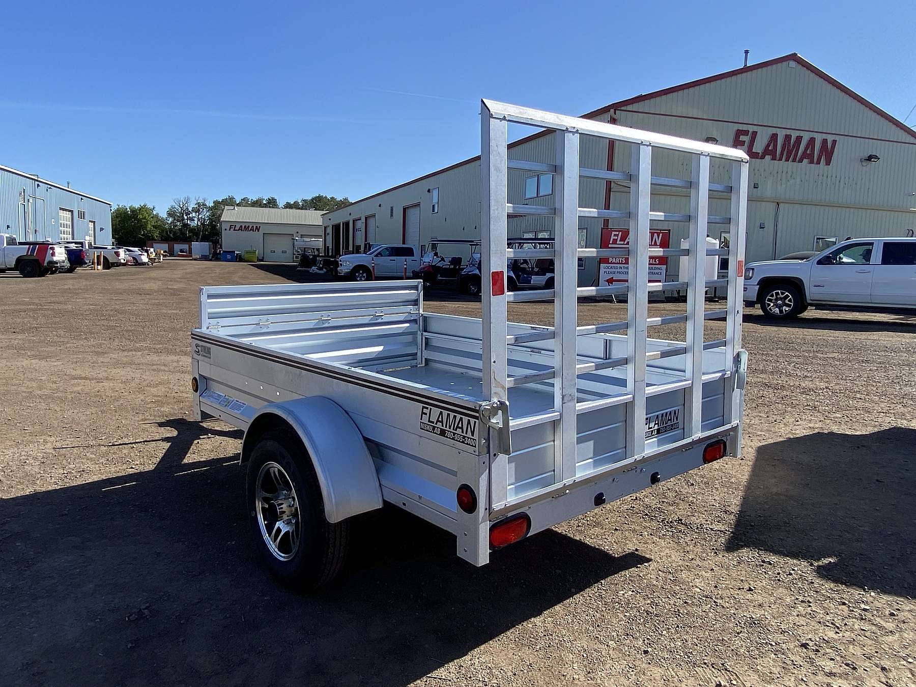 2026 Stirling 5'x7' Solid Side Utility Trailer