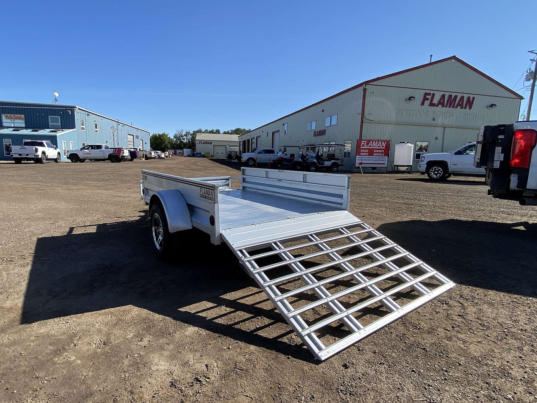 2026 Stirling 5'x7' Solid Side Utility Trailer