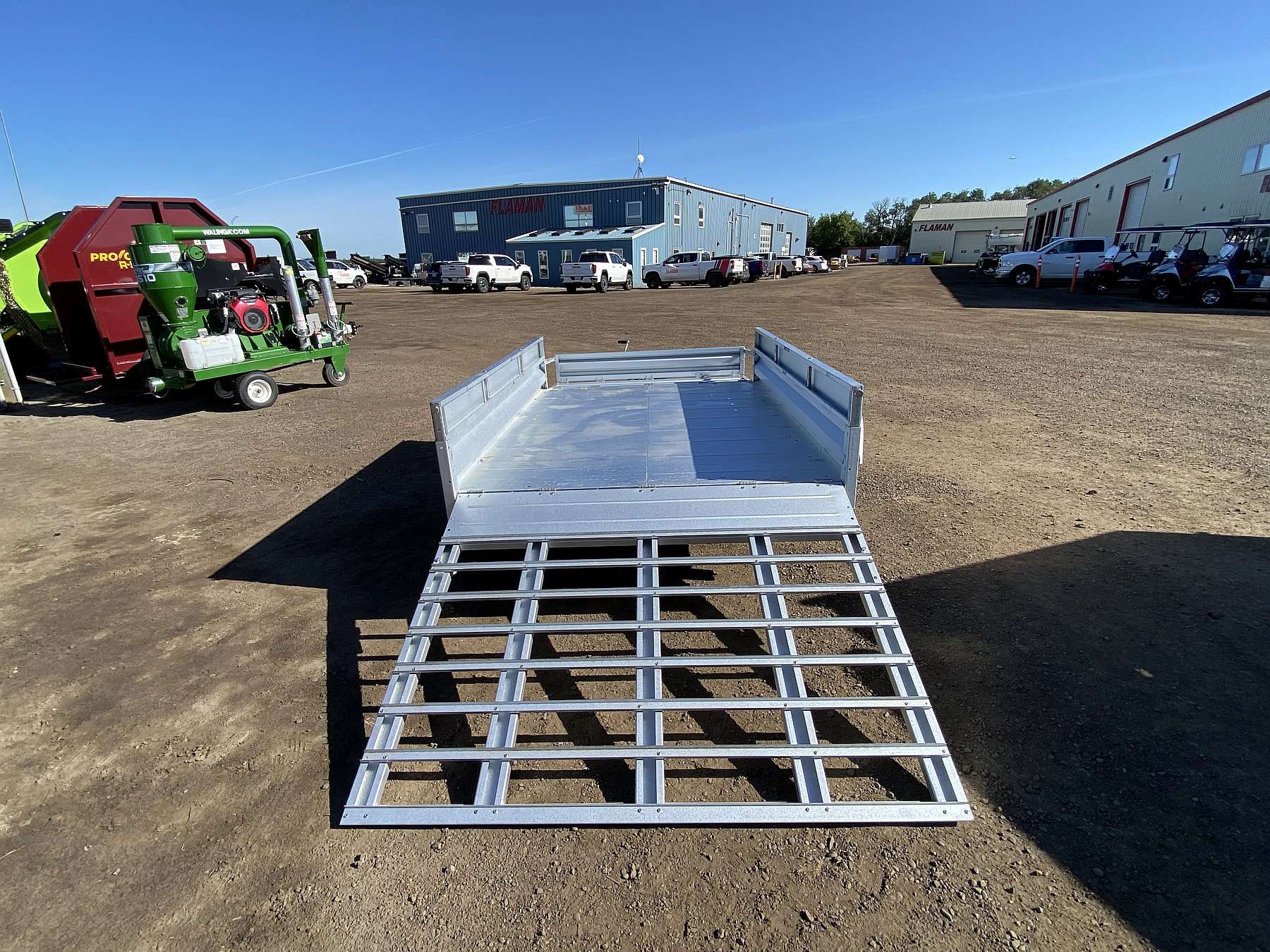 2026 Stirling 5'x7' Solid Side Utility Trailer