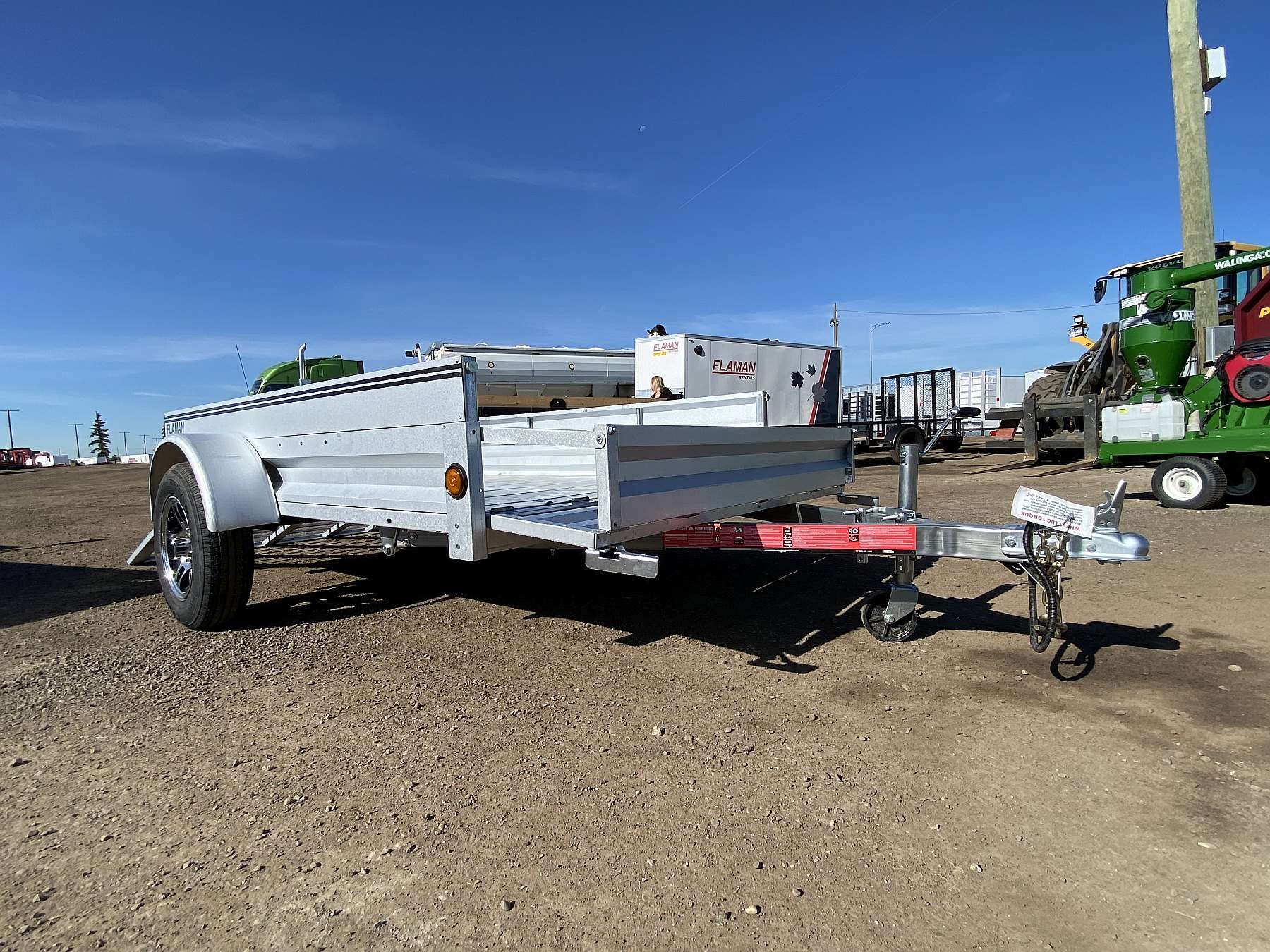 2026 Stirling 5'x7' Solid Side Utility Trailer
