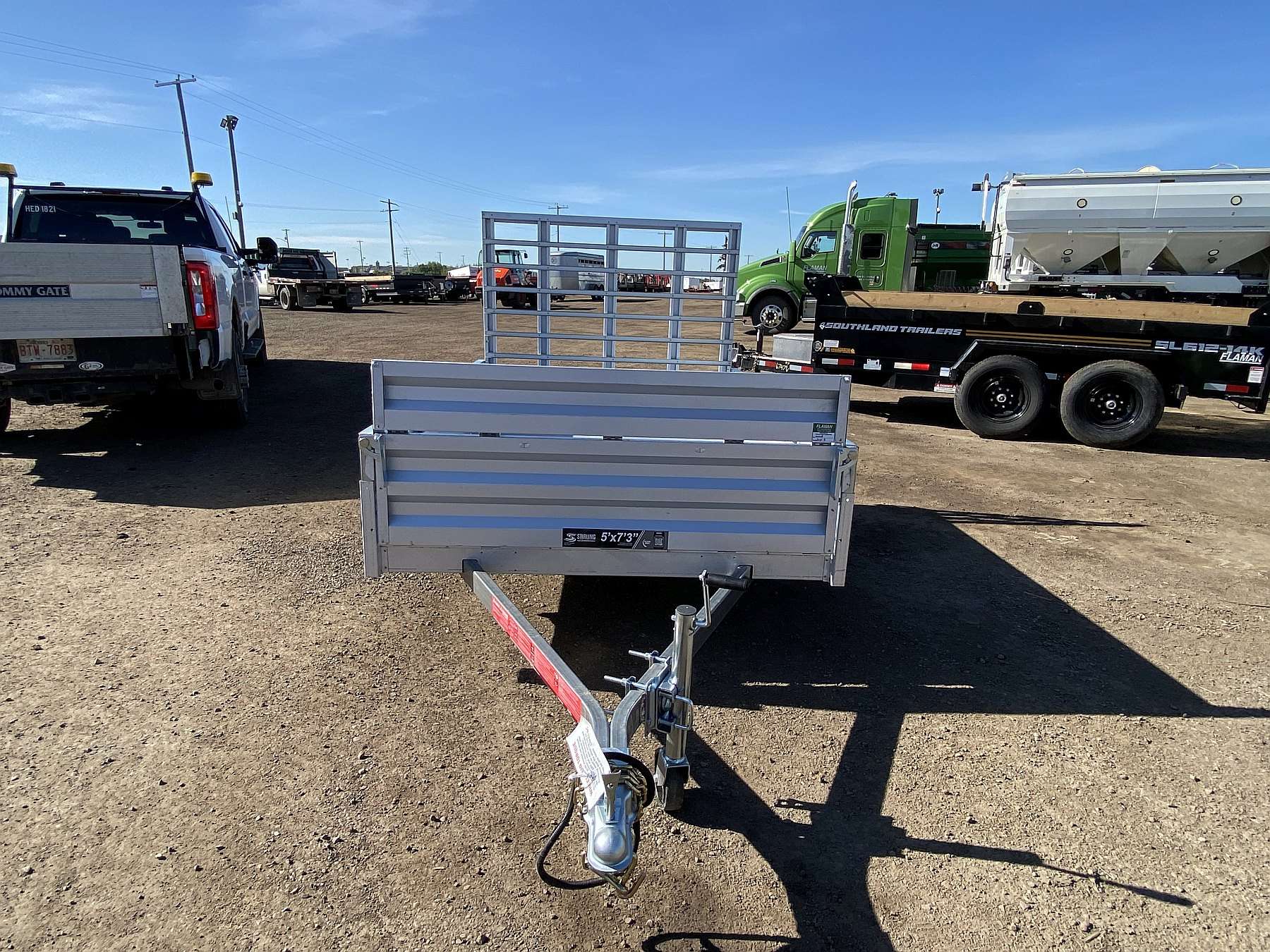 2026 Stirling 5'x7' Solid Side Utility Trailer