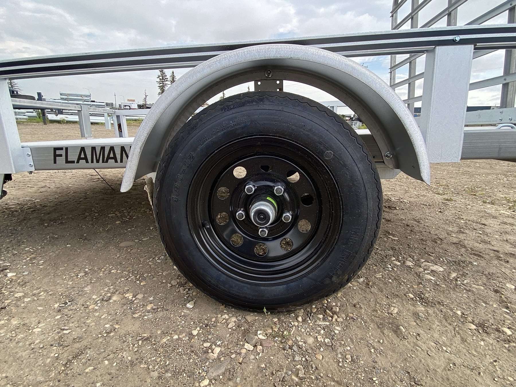 2026 Stirling 5'x8' Rail Side Utility Trailer