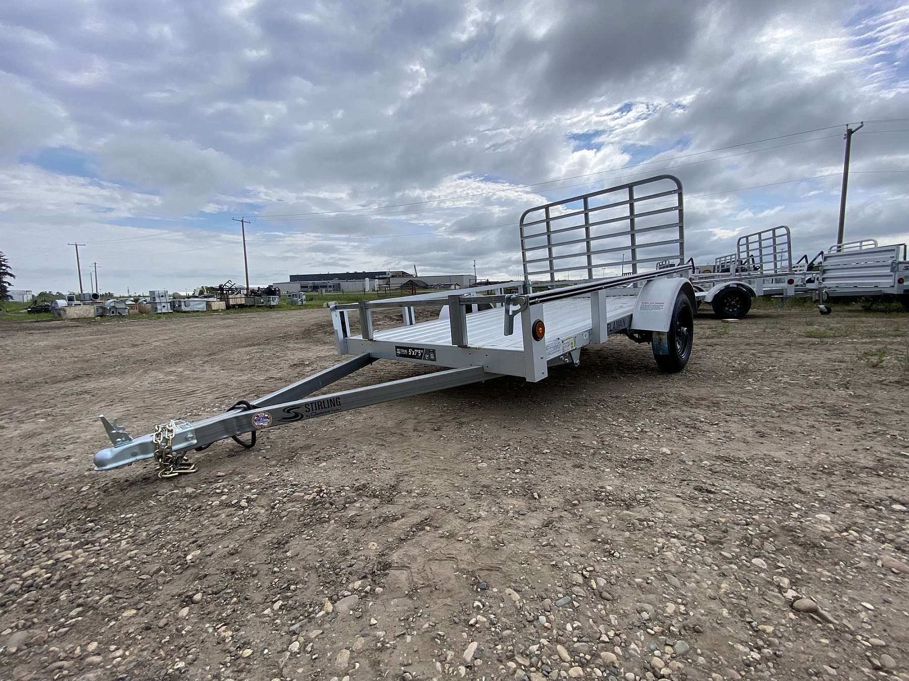 2026 Stirling 5'x8' Rail Side Utility Trailer