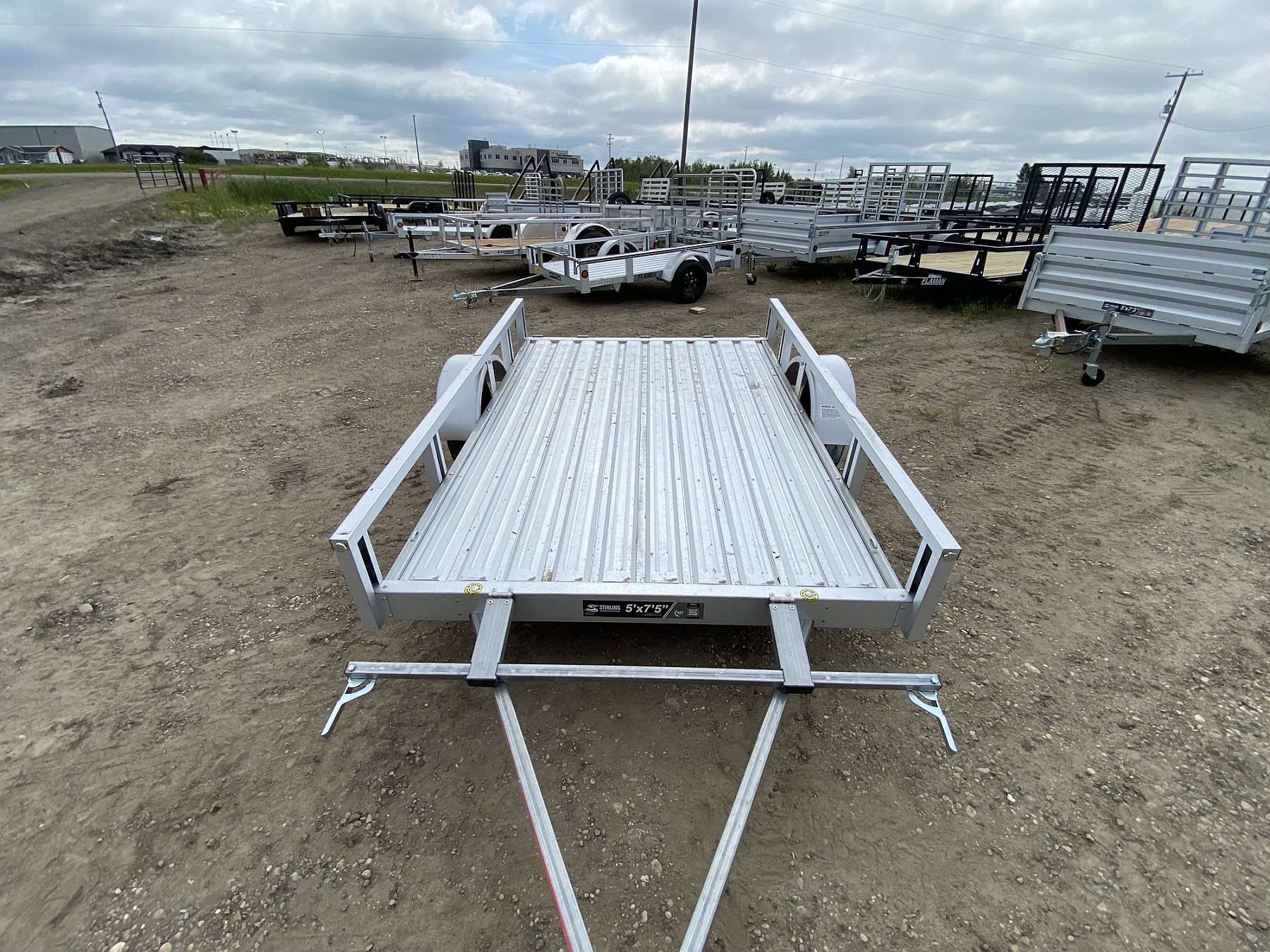 2026 Stirling 5'x8' Rail Side Utility Trailer