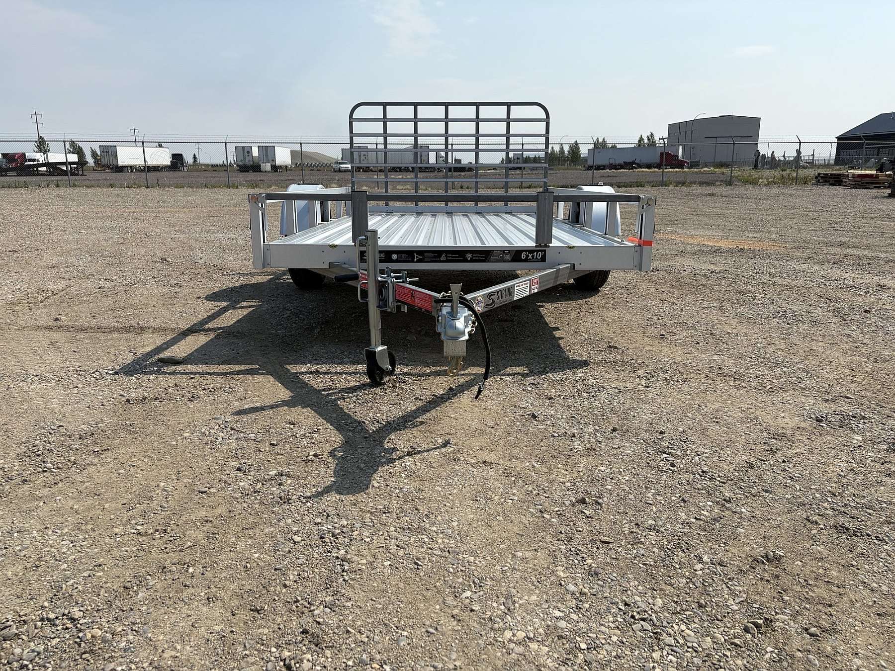 2026 Stirling 6'x10' Rail Side Utility Trailer
