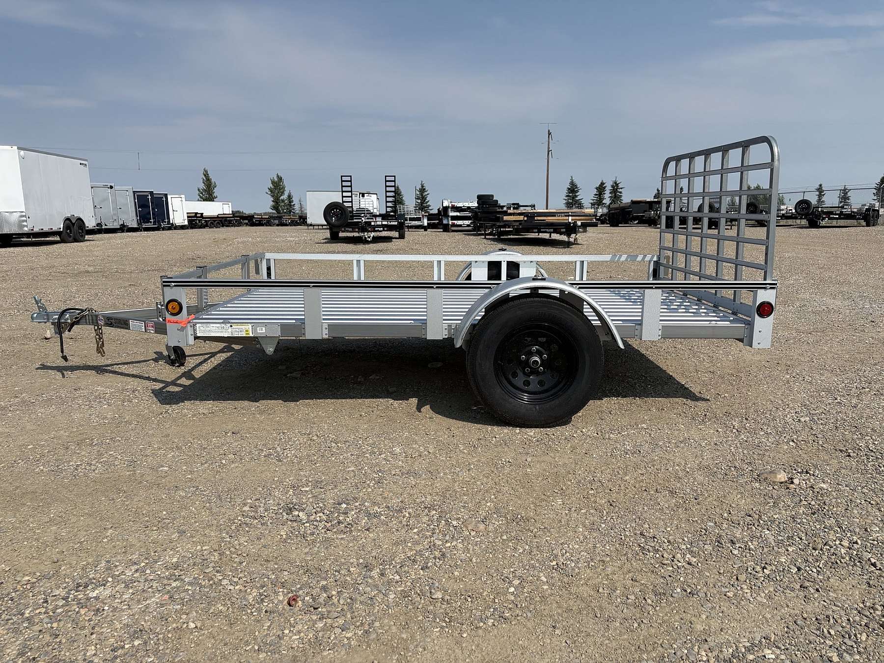 2026 Stirling 6'x10' Rail Side Utility Trailer