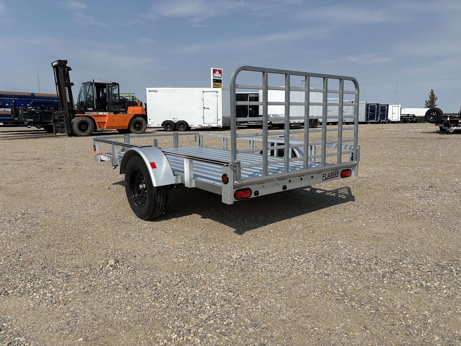 2026 Stirling 6'x10' Rail Side Utility Trailer