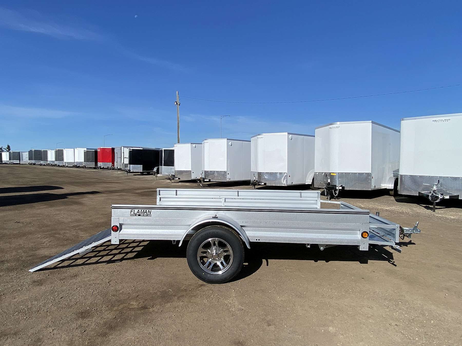 2026 Stirling 6'x10' Solid Side Utility Trailer