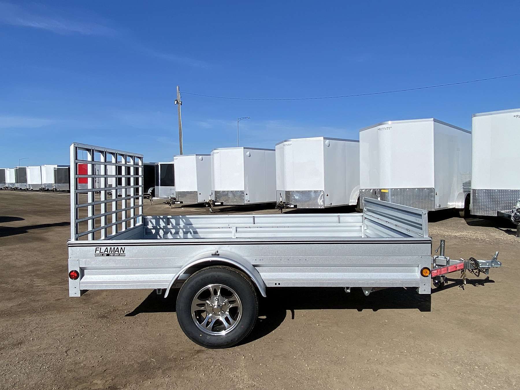 2026 Stirling 6'x10' Solid Side Utility Trailer