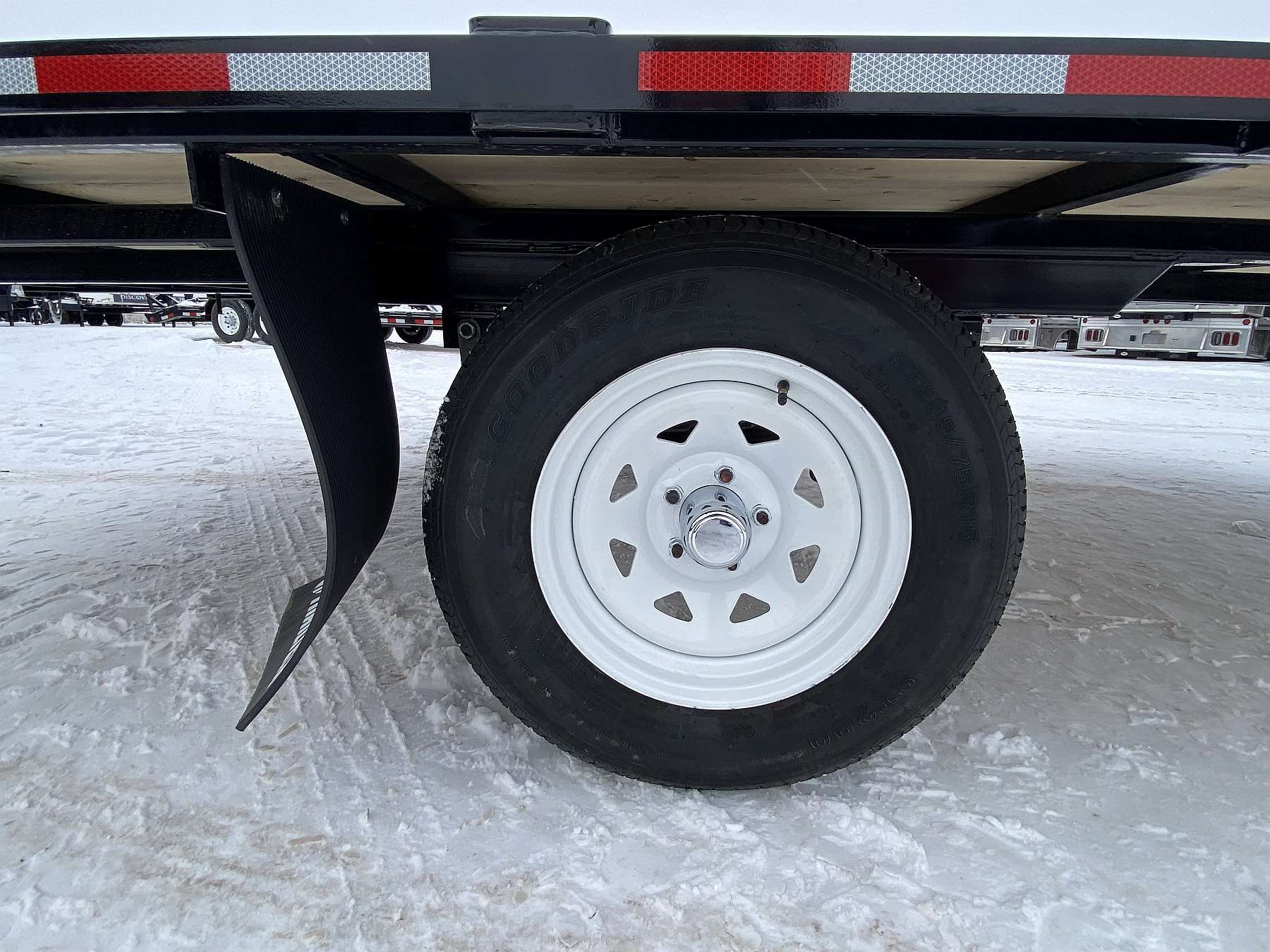 2026 Trailtech 12' V-Nose Flat Deck Sled Trailer