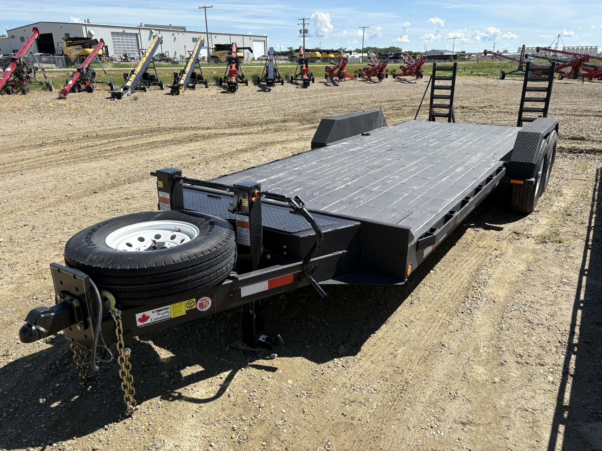 2026 Trailtech 18' + 2' BT Flat Deck Tandem 8K Trailer
