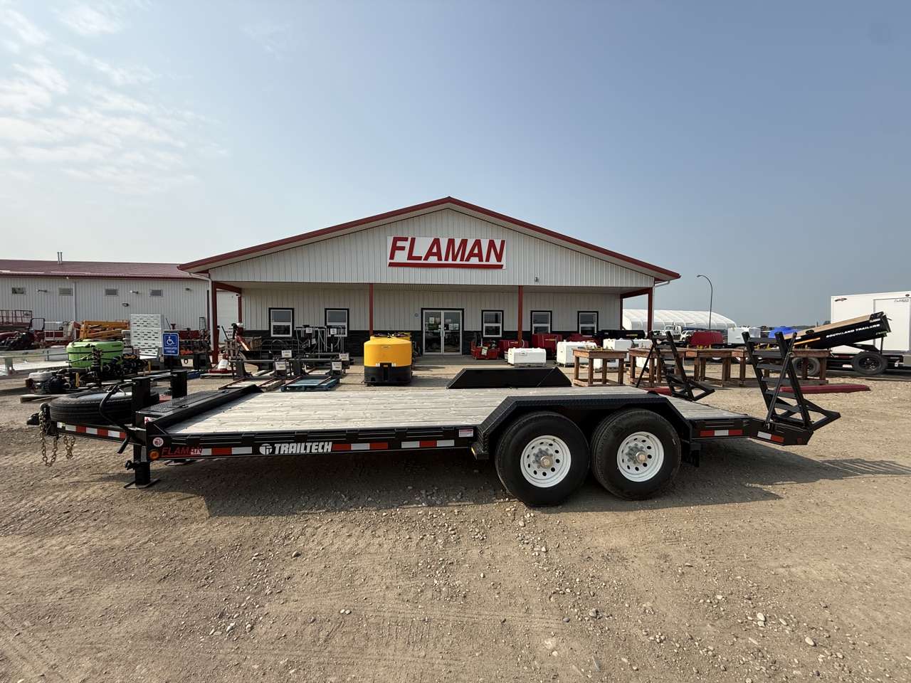 2026 Trailtech 18' + 2' BT Flat Deck Tandem 8K Trailer