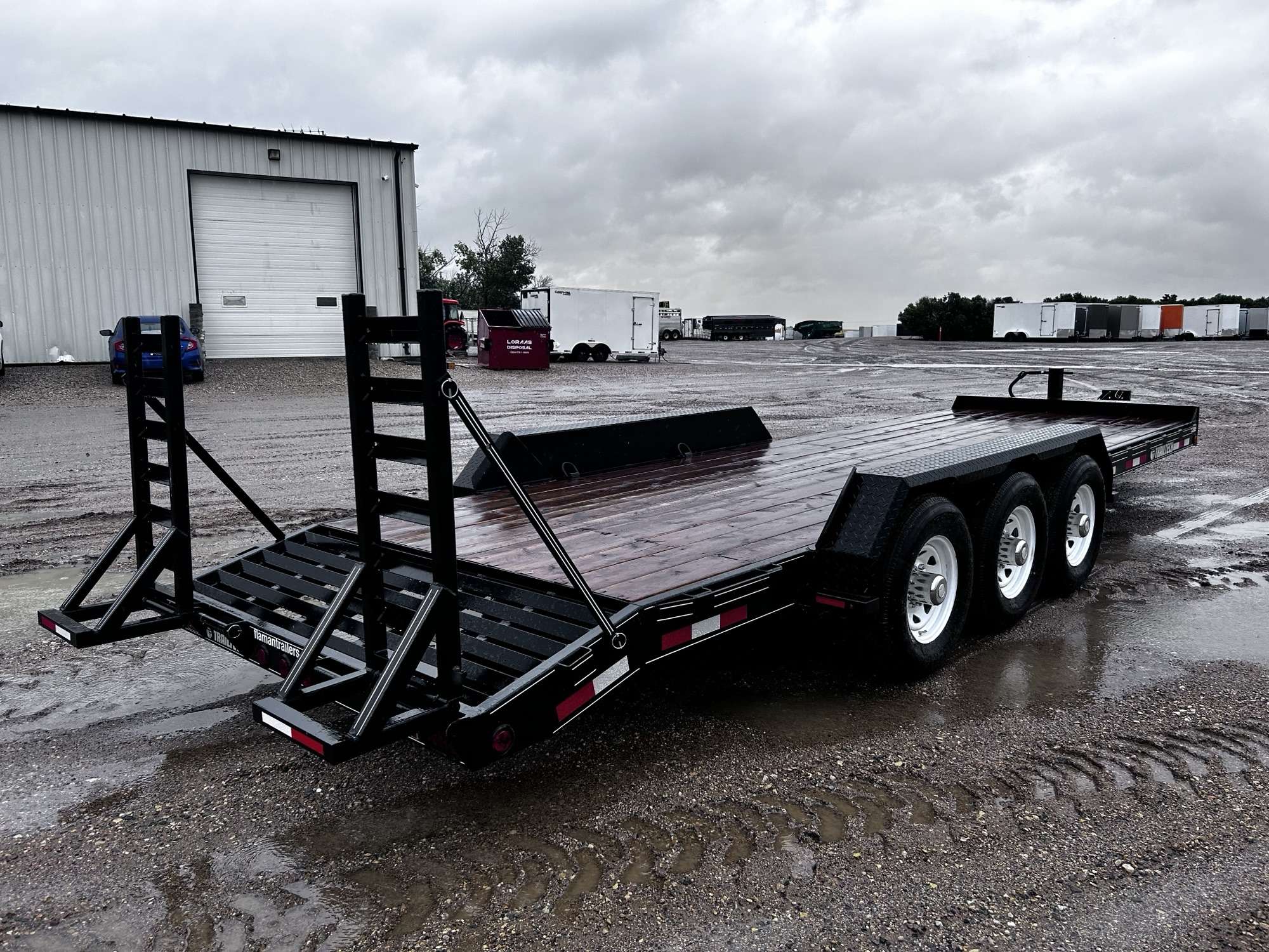 2026 Trailtech 22' + 2' BT Flat Deck Triple 7K Trailer