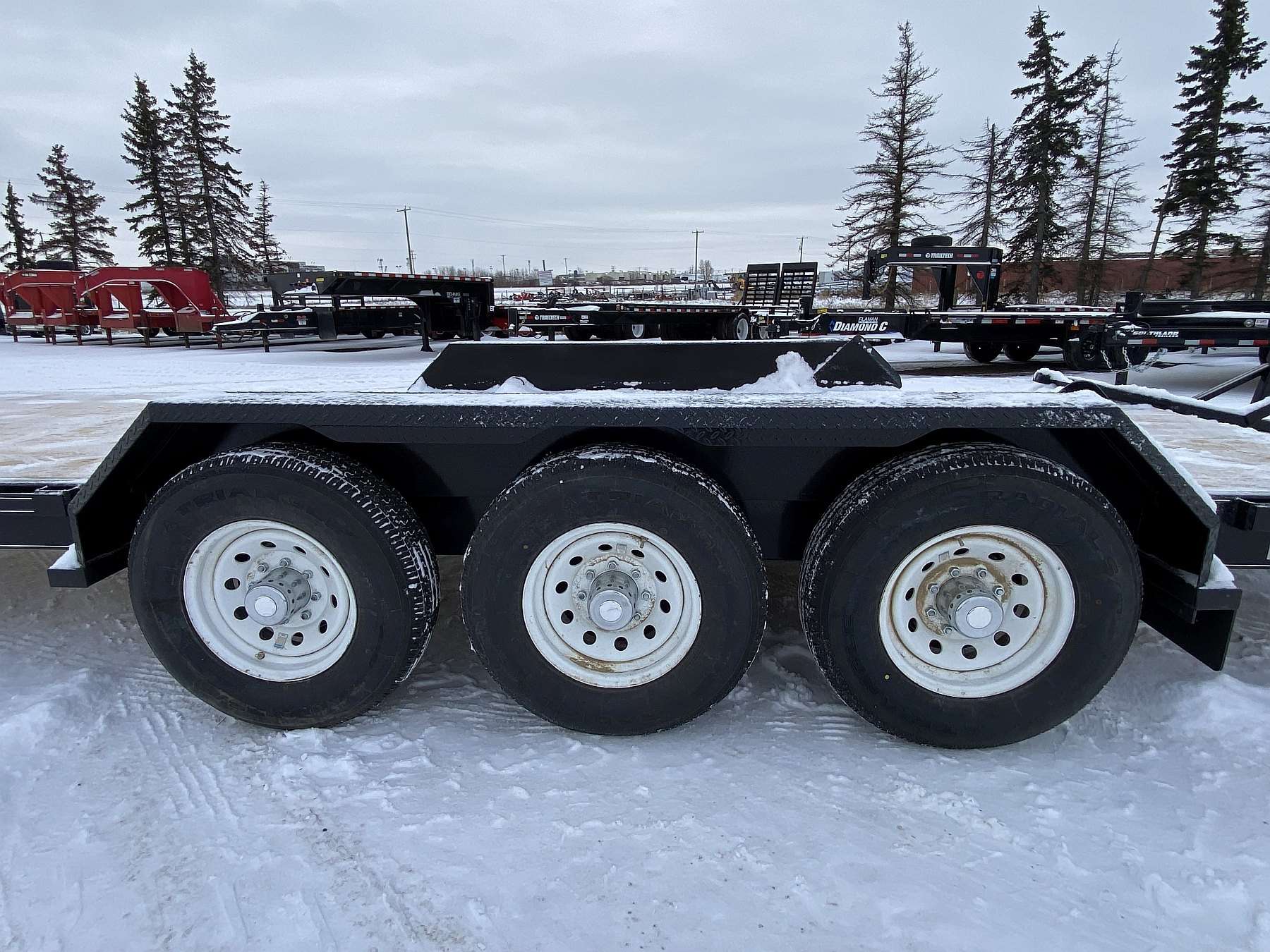 2026 Trailtech 24' Lowboy Tri-Axle Trailer